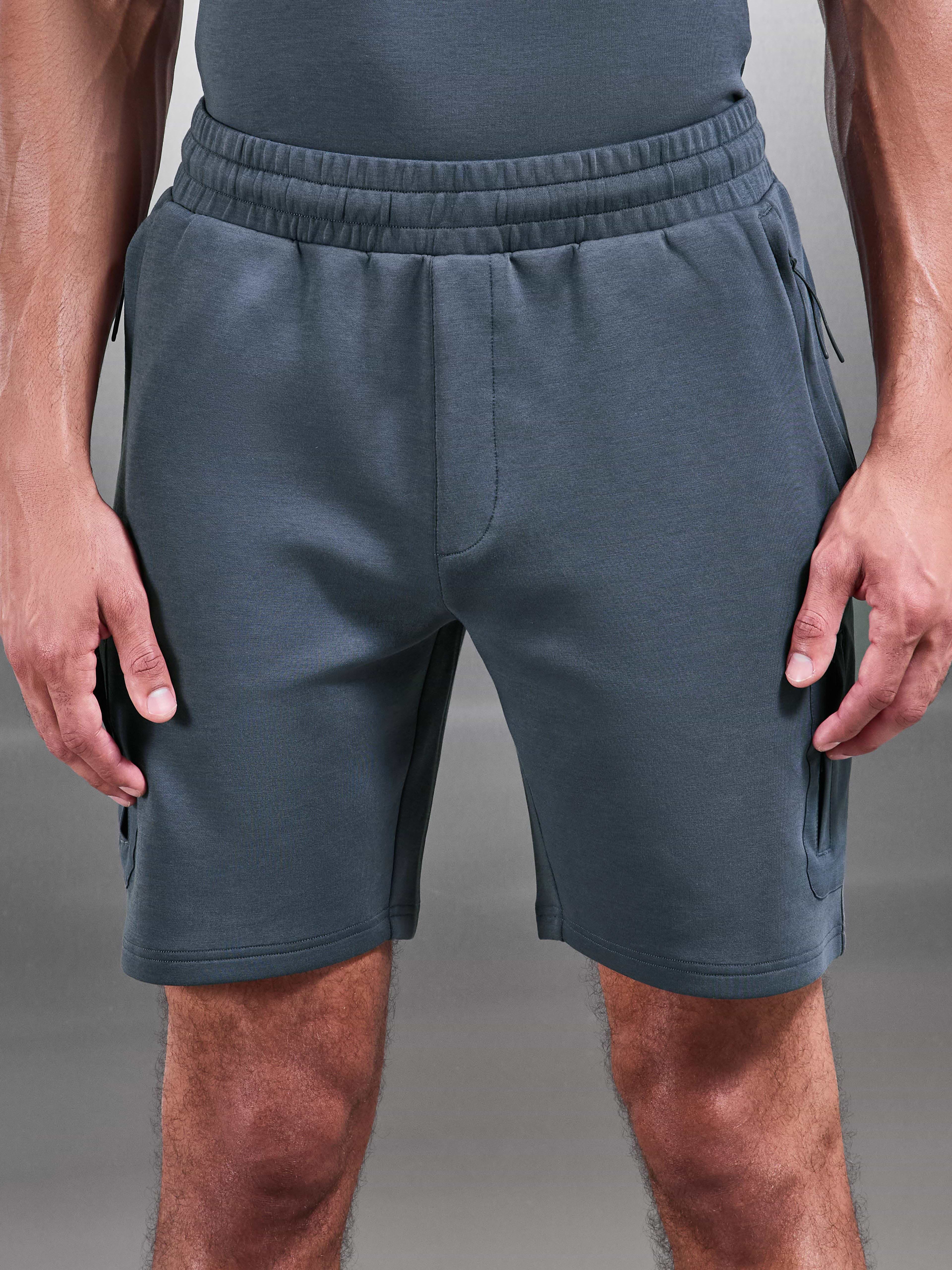 AirTech Hybrid Cargo Short in Slate Blue