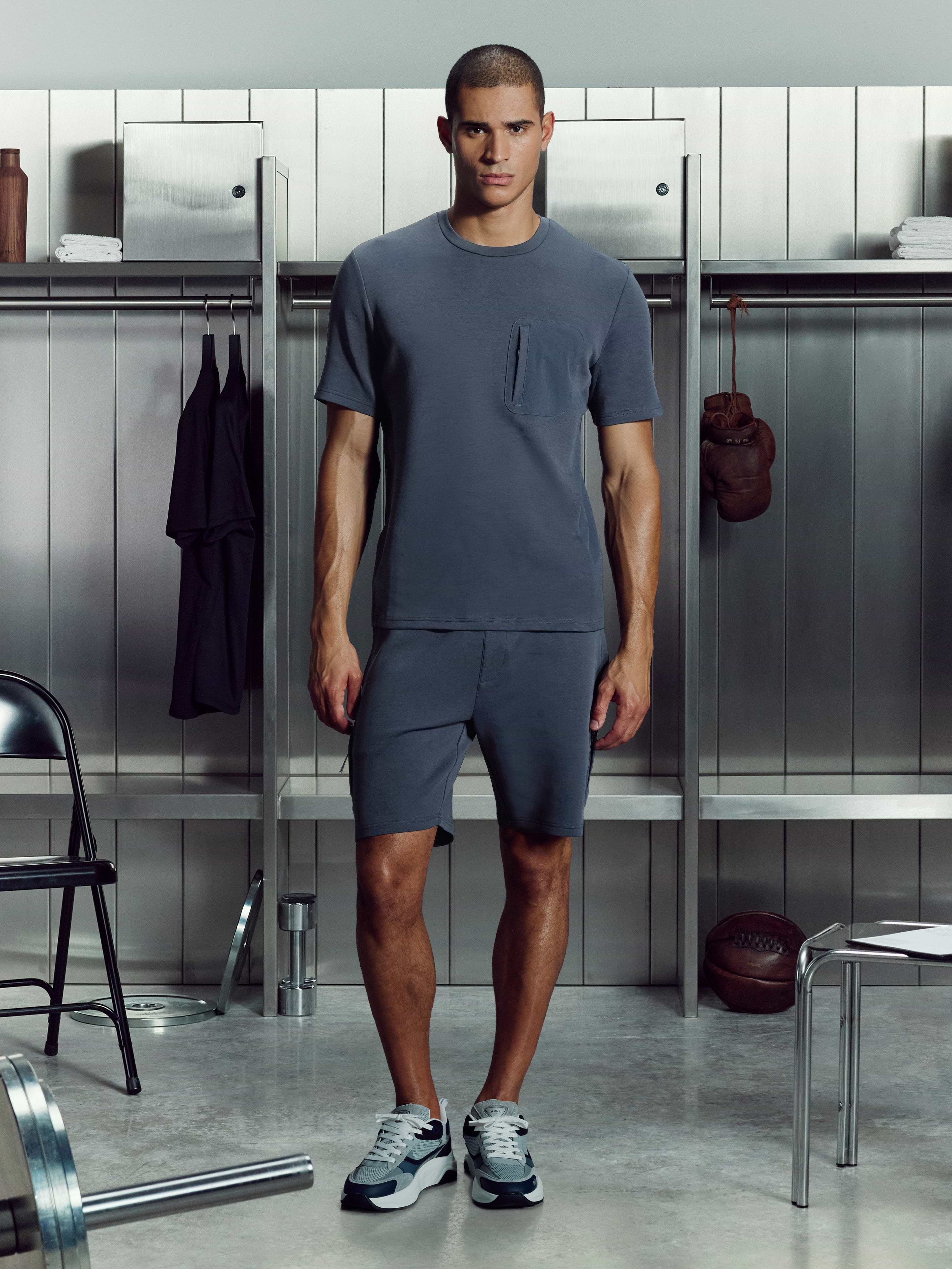 AirTech Hybrid Cargo Short in Slate Blue