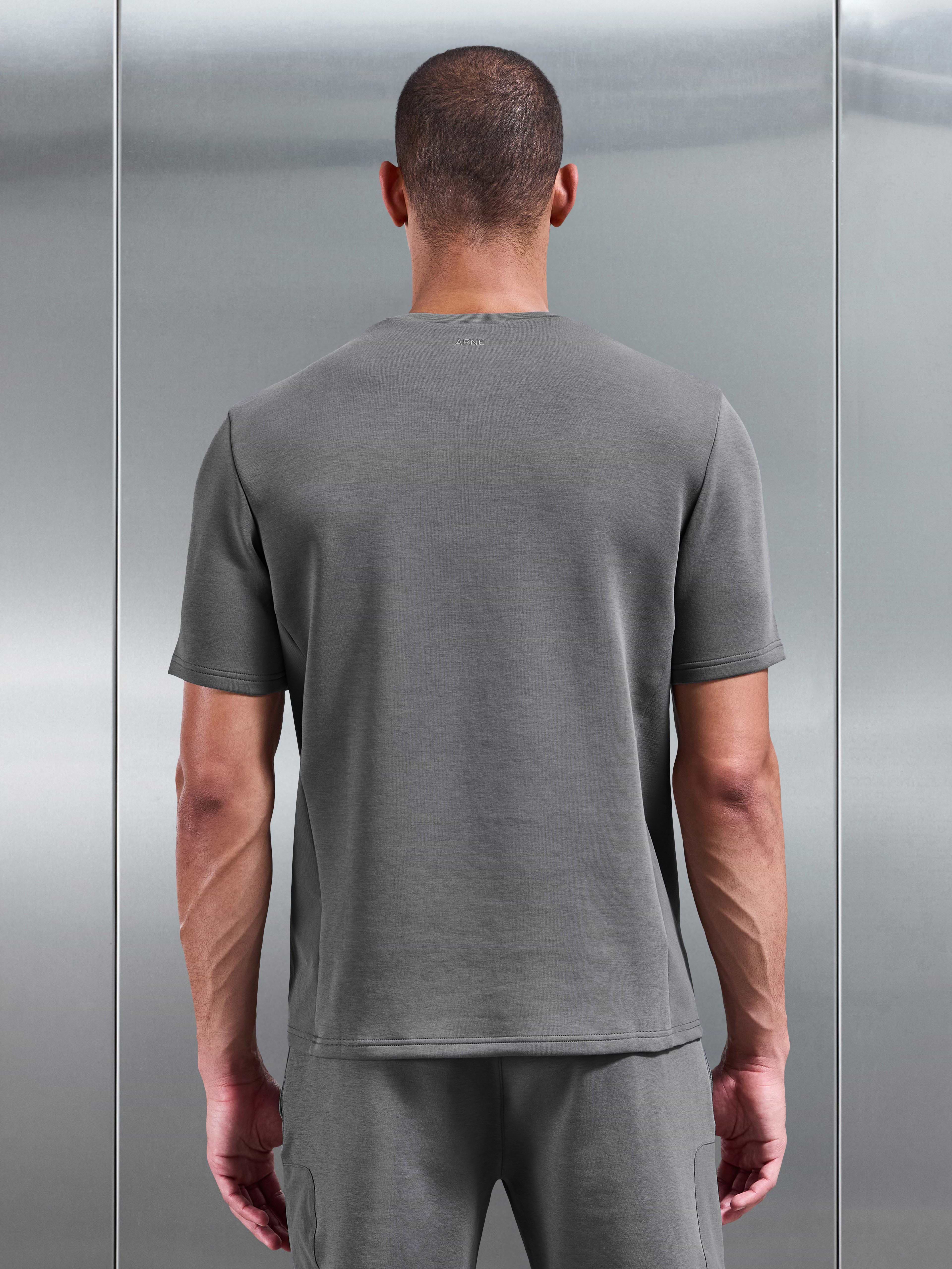 AirTech Hybrid Pocket T-Shirt in Grey
