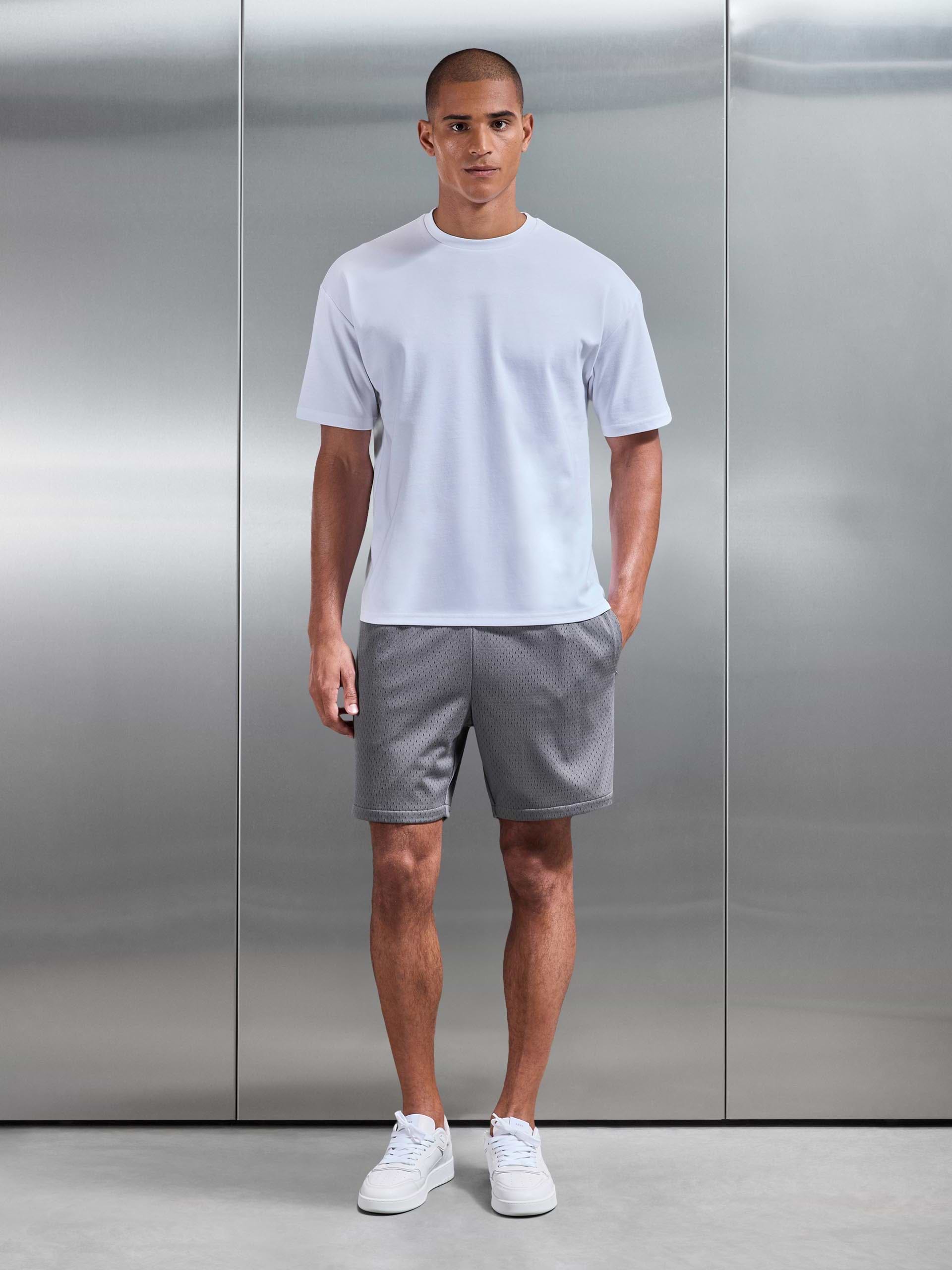 Mens AirTech Mesh Short in Grey