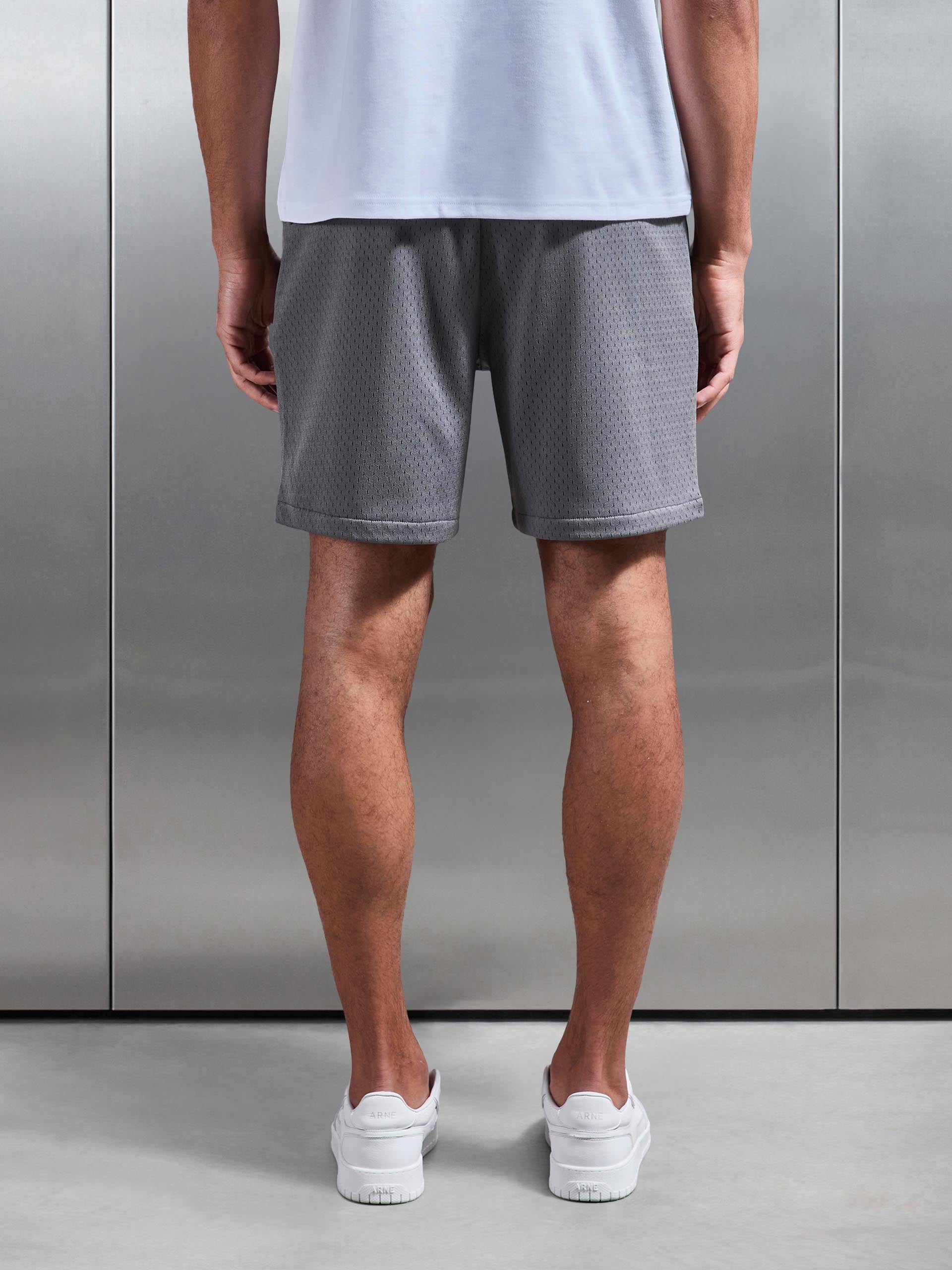Mens AirTech Mesh Short in Grey