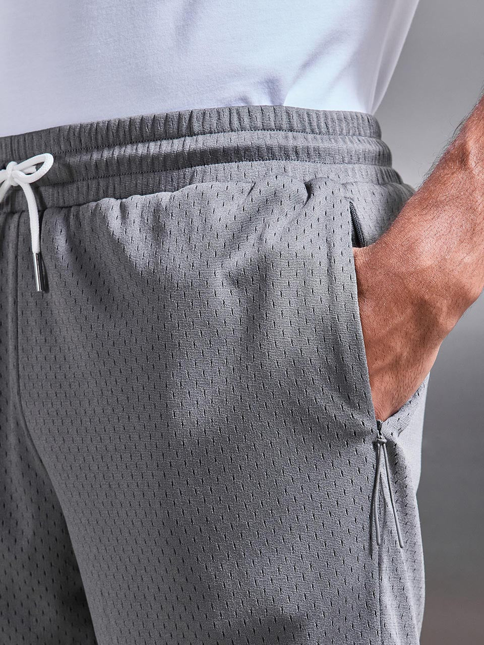 Mens AirTech Mesh Short in Grey