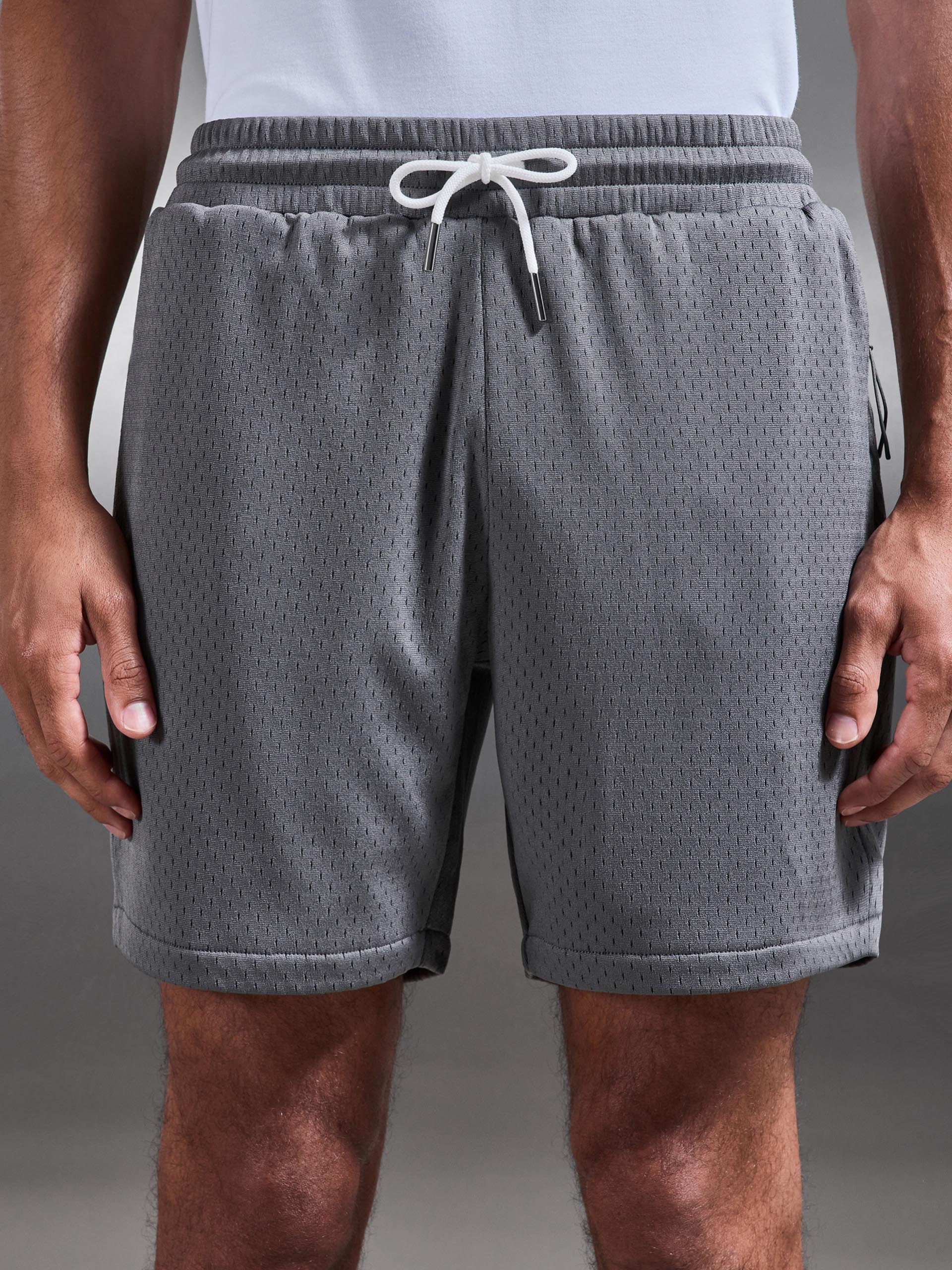 Mens AirTech Mesh Short in Grey
