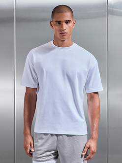 Mens AirTech Relaxed Fit T-Shirt in White