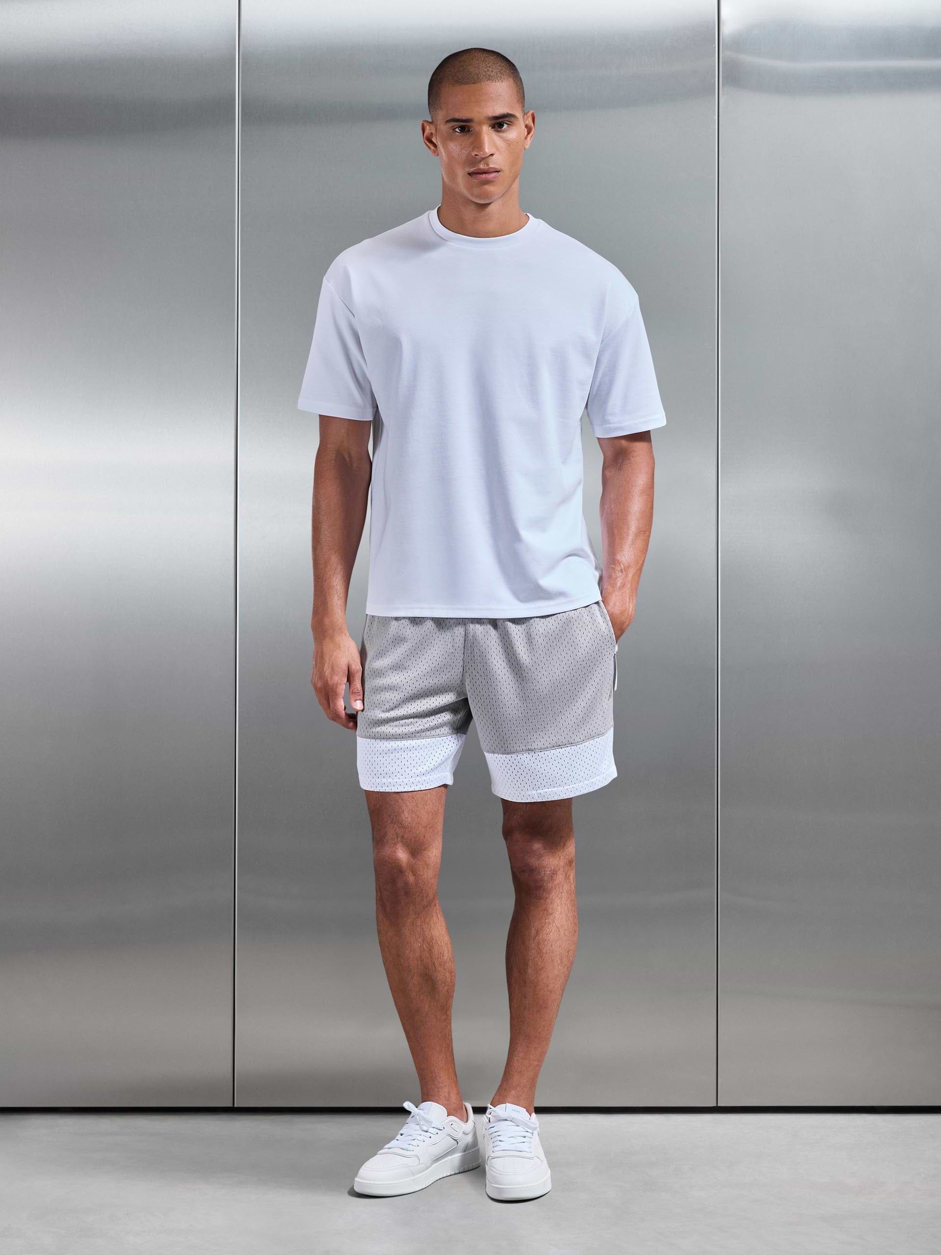 Mens AirTech Relaxed Fit T-Shirt in White