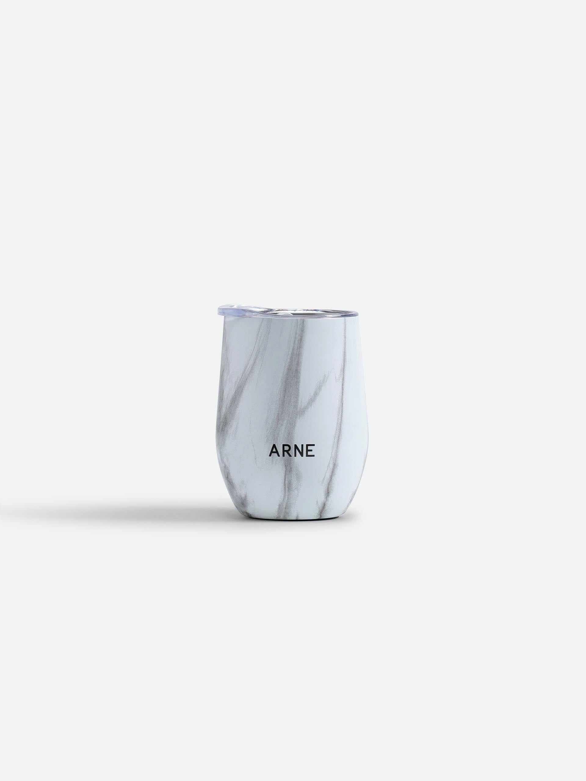 Mens ARNE Cup in White Marble