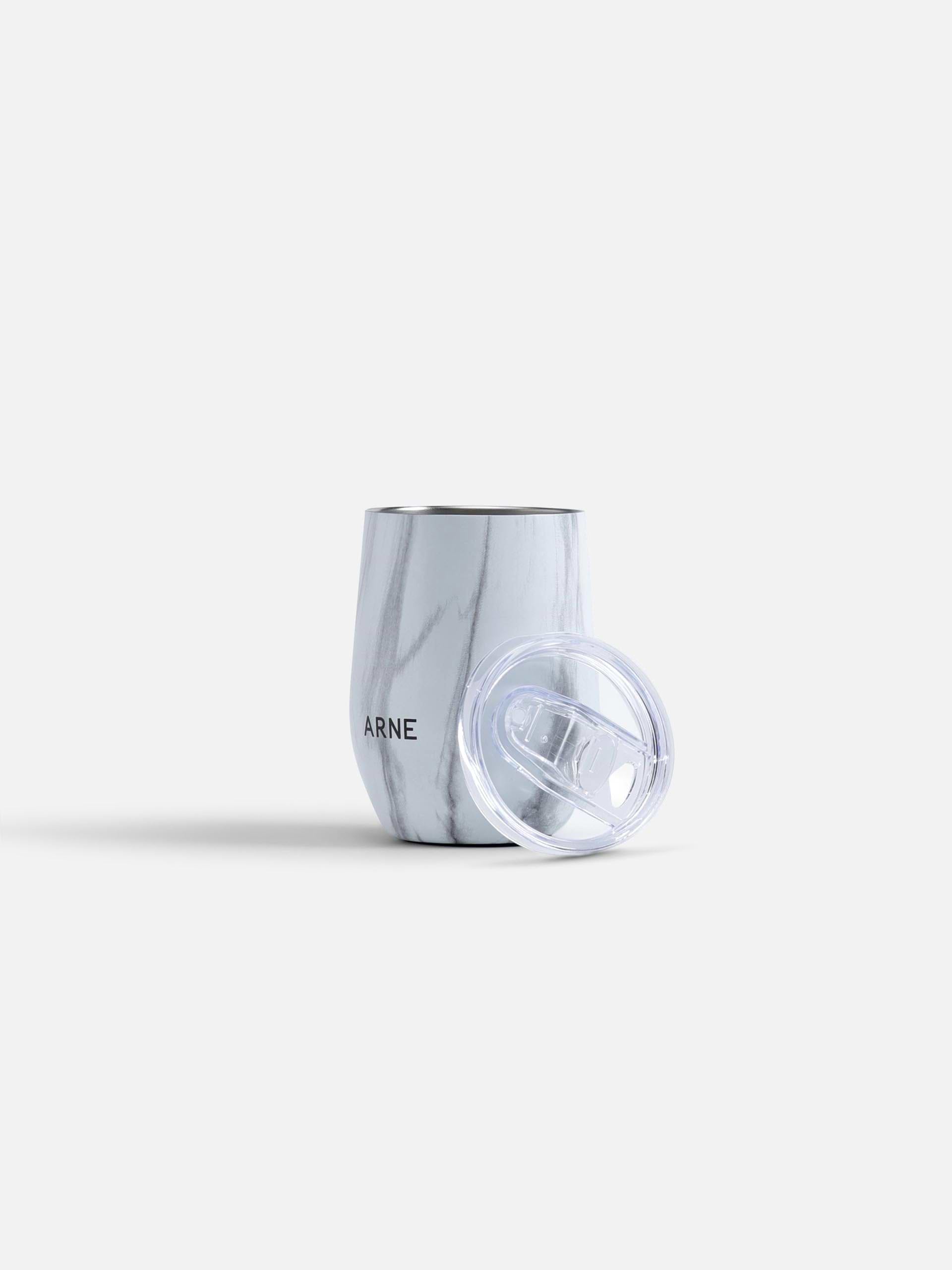 Mens ARNE Cup in White Marble