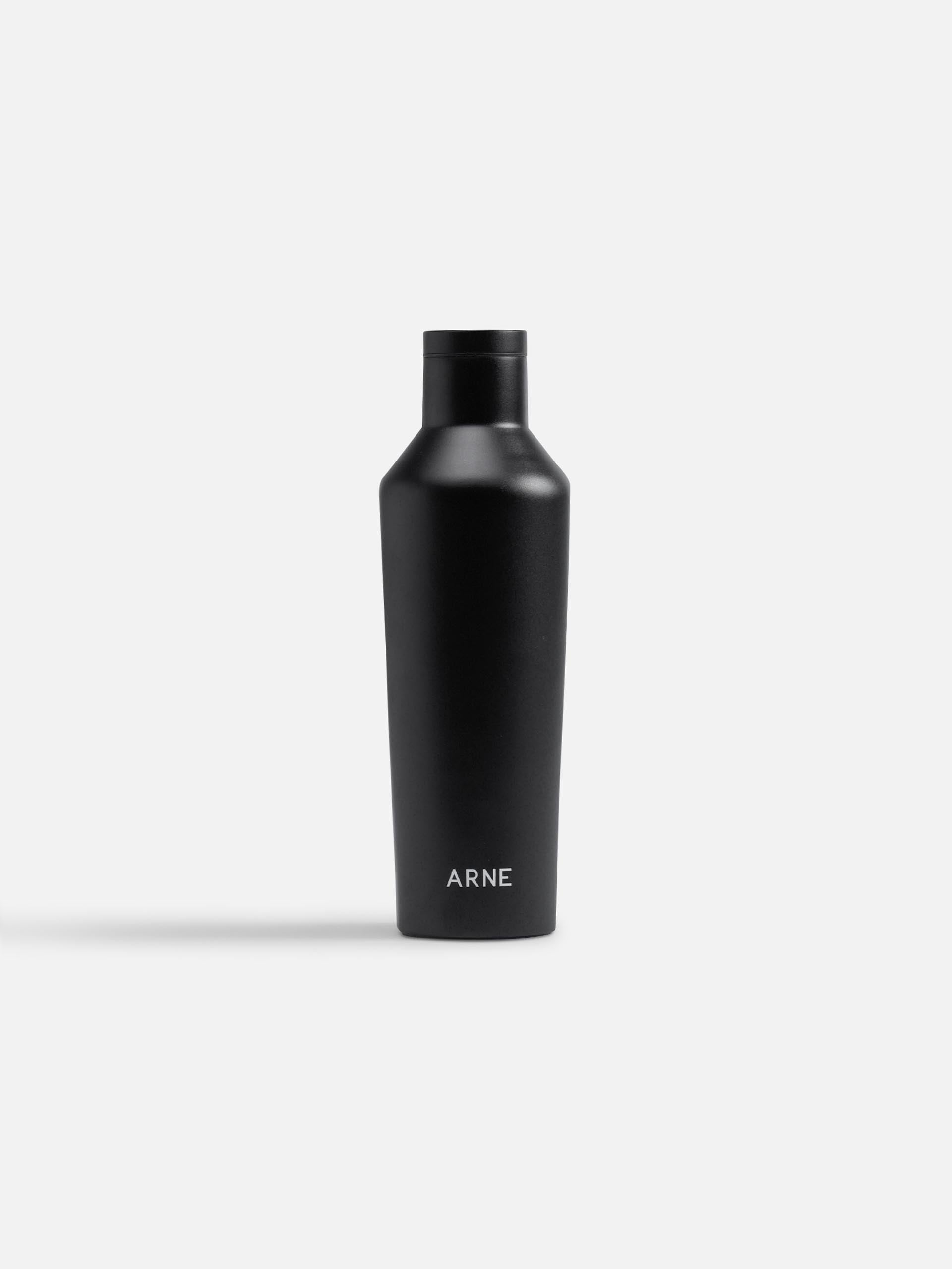 Mens ARNE Flask in Jet Black