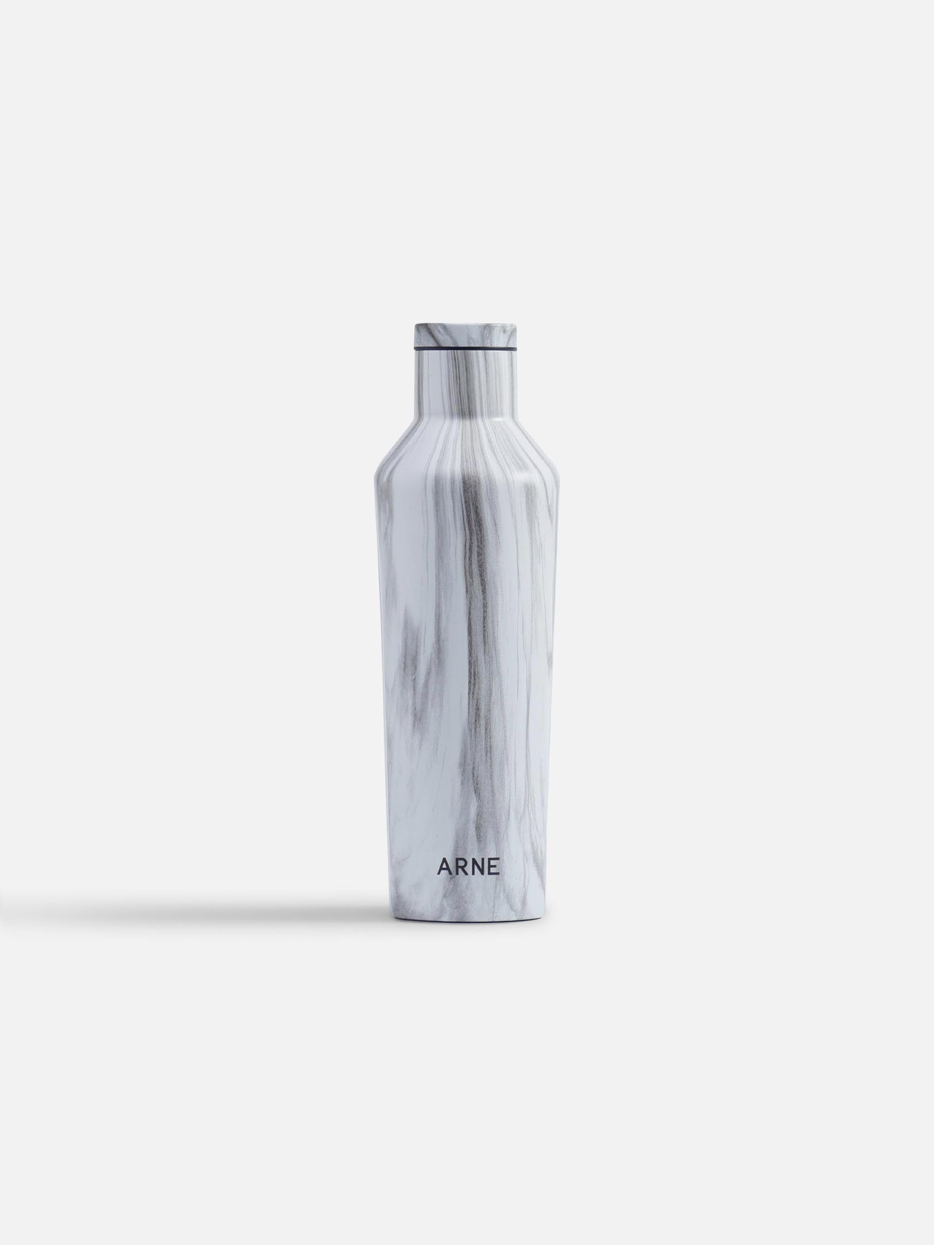 Mens ARNE Flask in White Marble