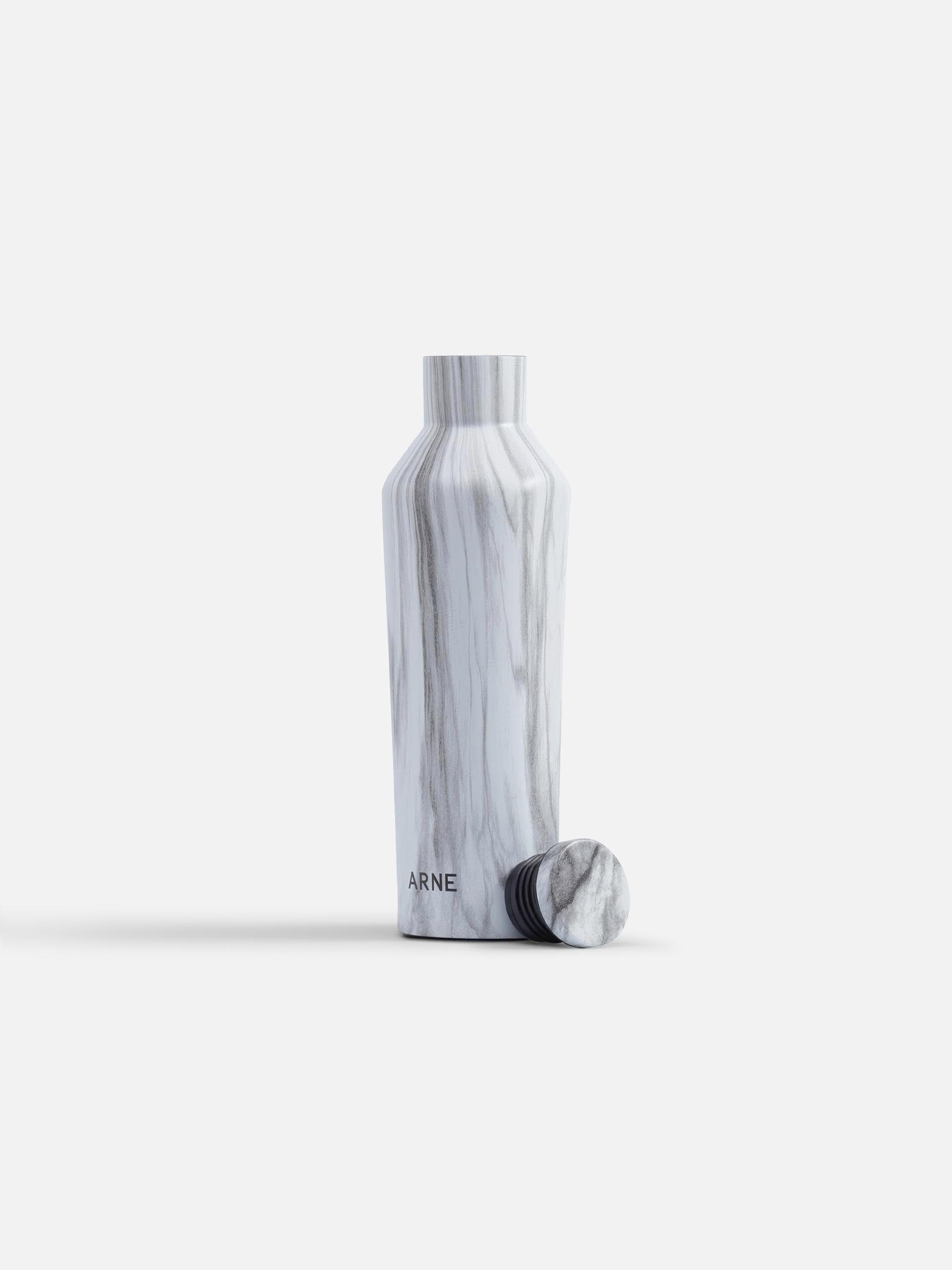 Mens ARNE Flask in White Marble