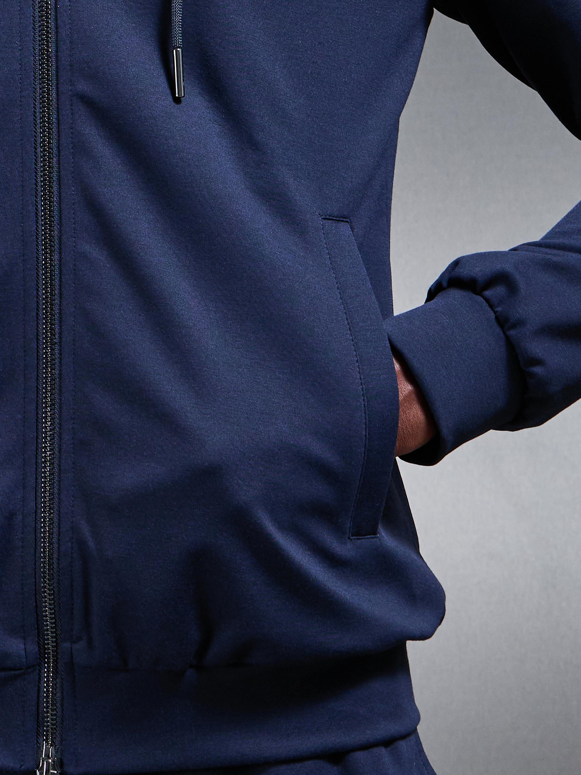 Mens Athleisure Jacket in Navy