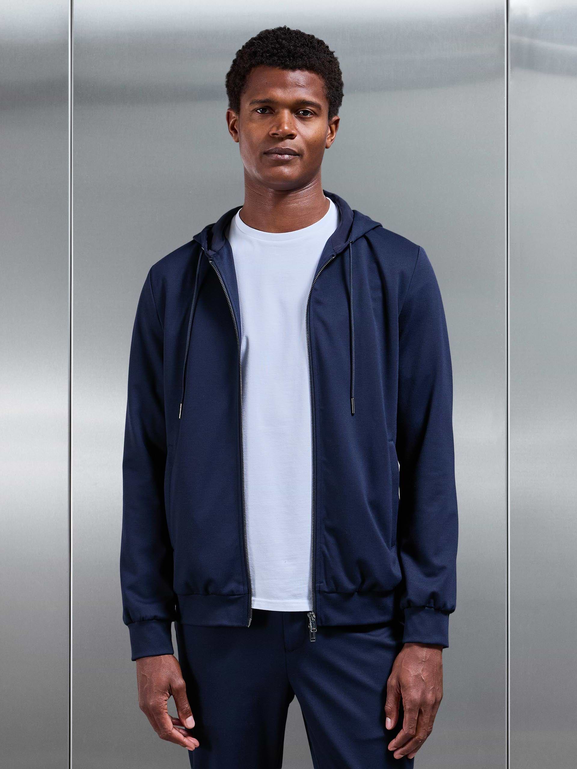 Athleisure Jacket in Navy