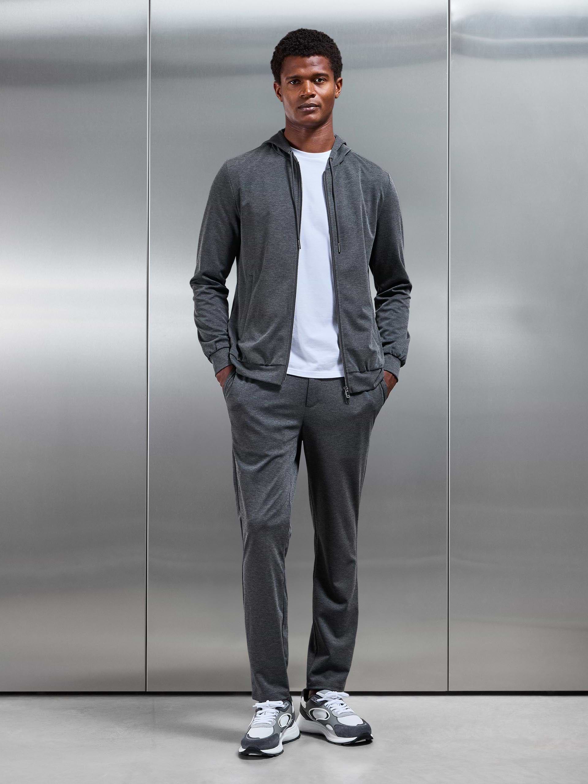 Mens Athleisure Jogger in Dark Grey