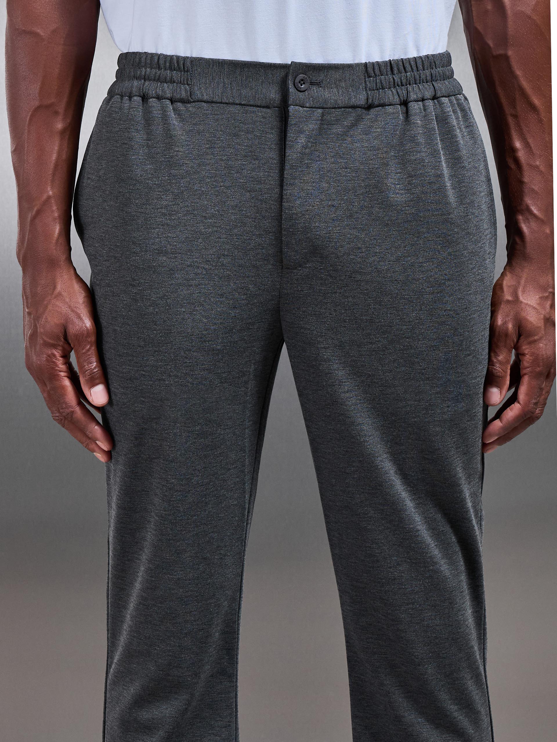 Mens Athleisure Jogger in Dark Grey