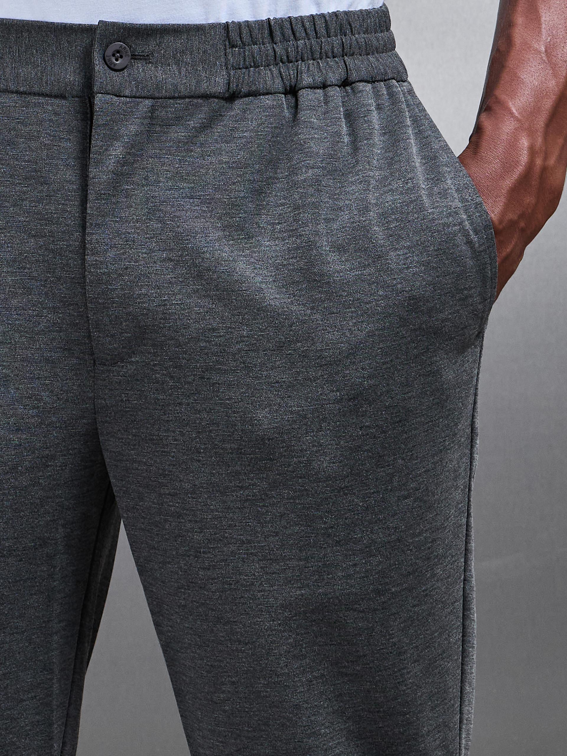 Mens Athleisure Jogger in Dark Grey