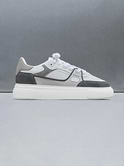 Mens Atlas Trainer in White Grey