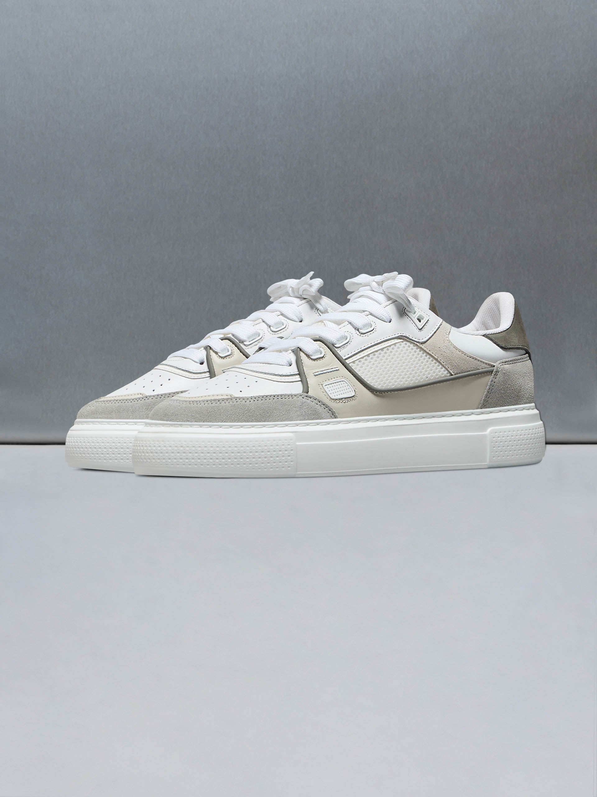 Mens Atlas Trainer in White Stone