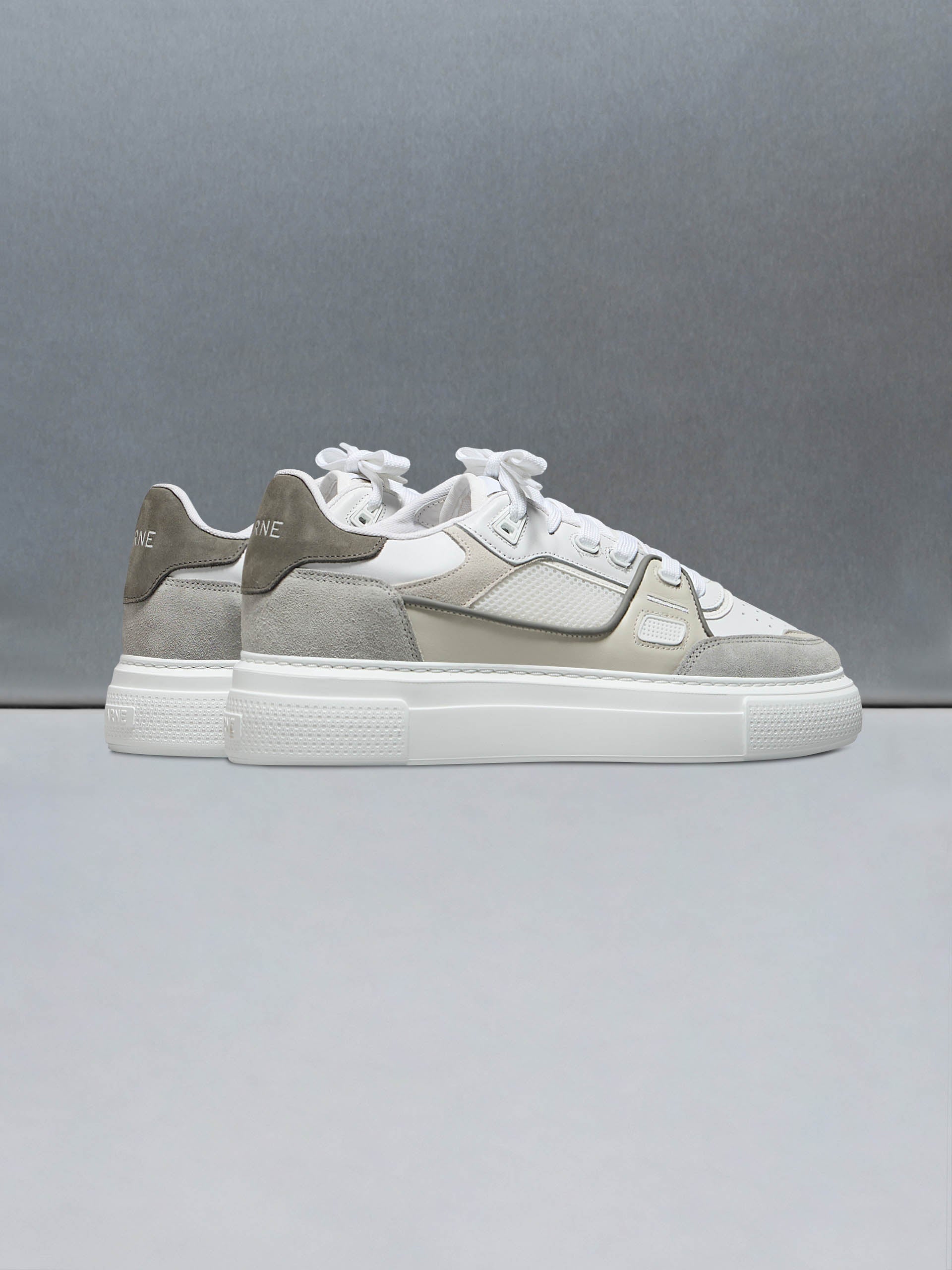 Mens Atlas Trainer in White Stone