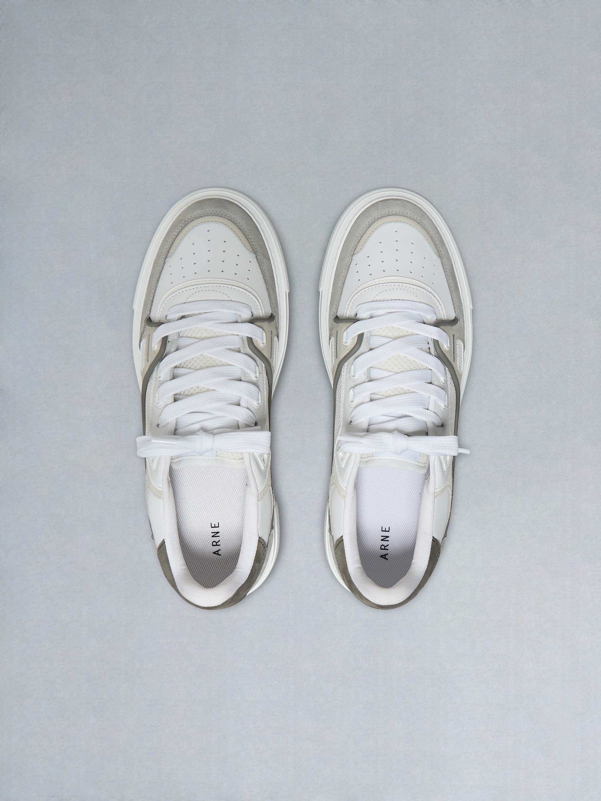 Mens Atlas Trainer in White Stone