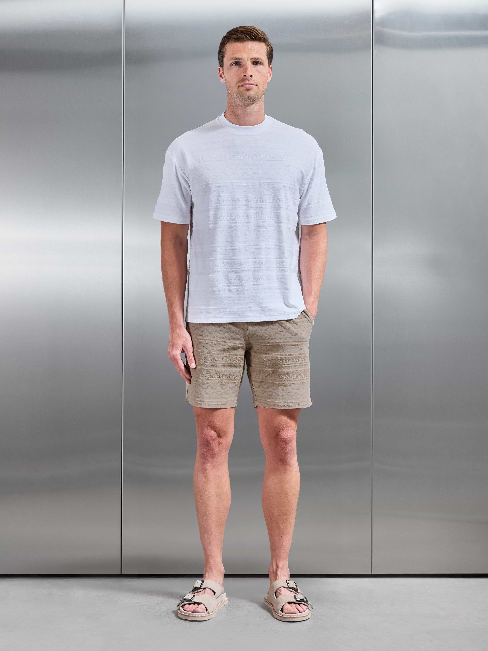 Mens Aztec 2.0 Relaxed Fit T-Shirt in White