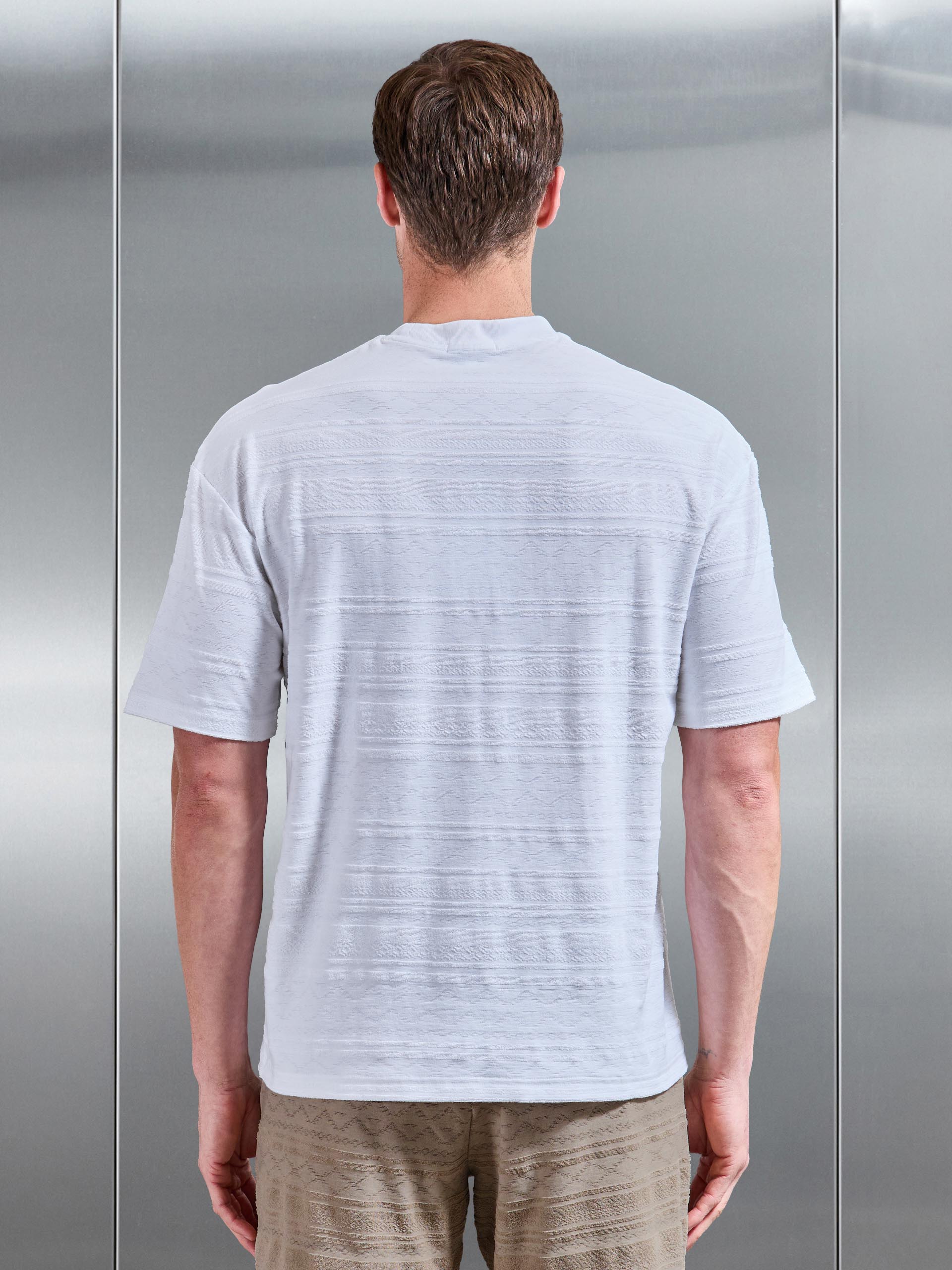 Mens Aztec 2.0 Relaxed Fit T-Shirt in White