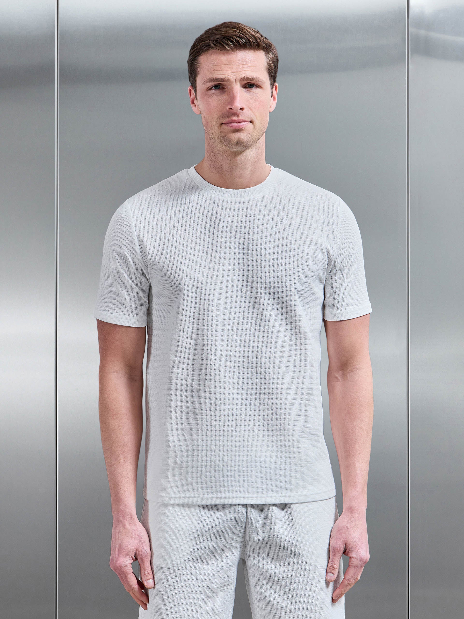 Mens Aztec T-Shirt in White