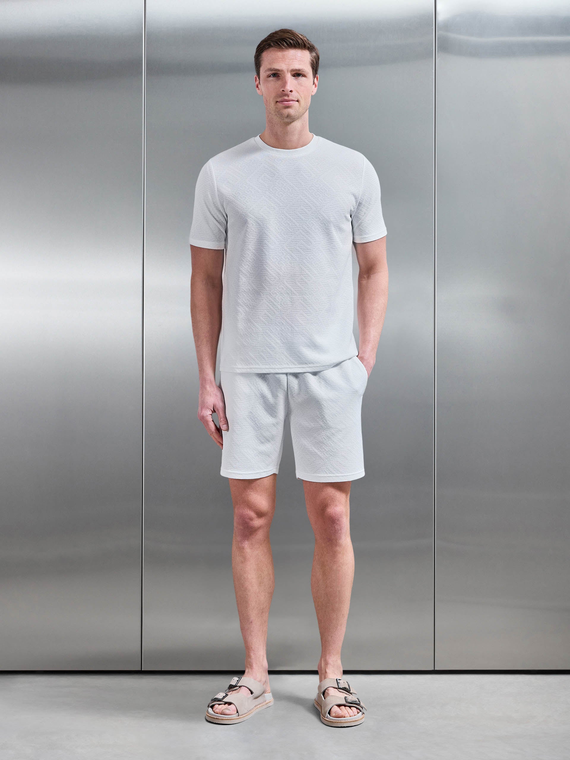 Mens Aztec T-Shirt in White