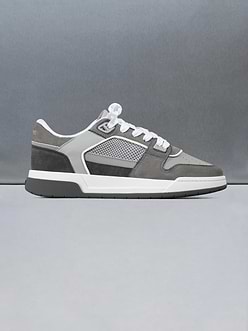 Mens Basket Trainer in Grey