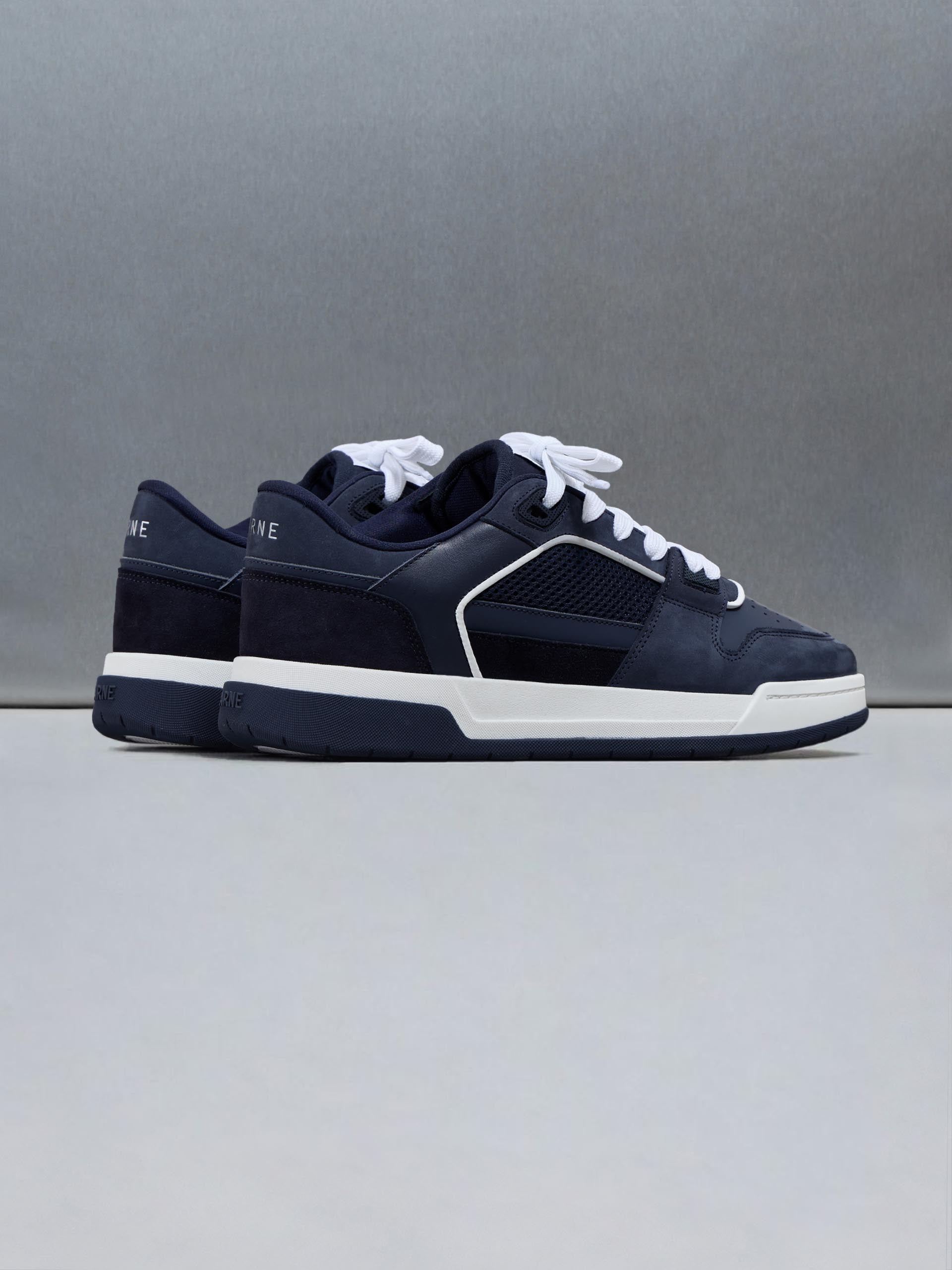 Mens Basket Trainer in Navy