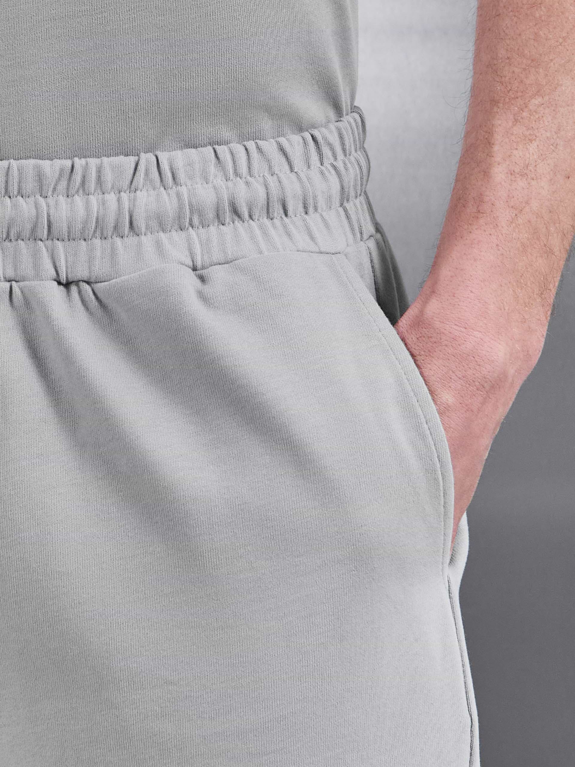 Brushed Relaxed Short in Mid Grey