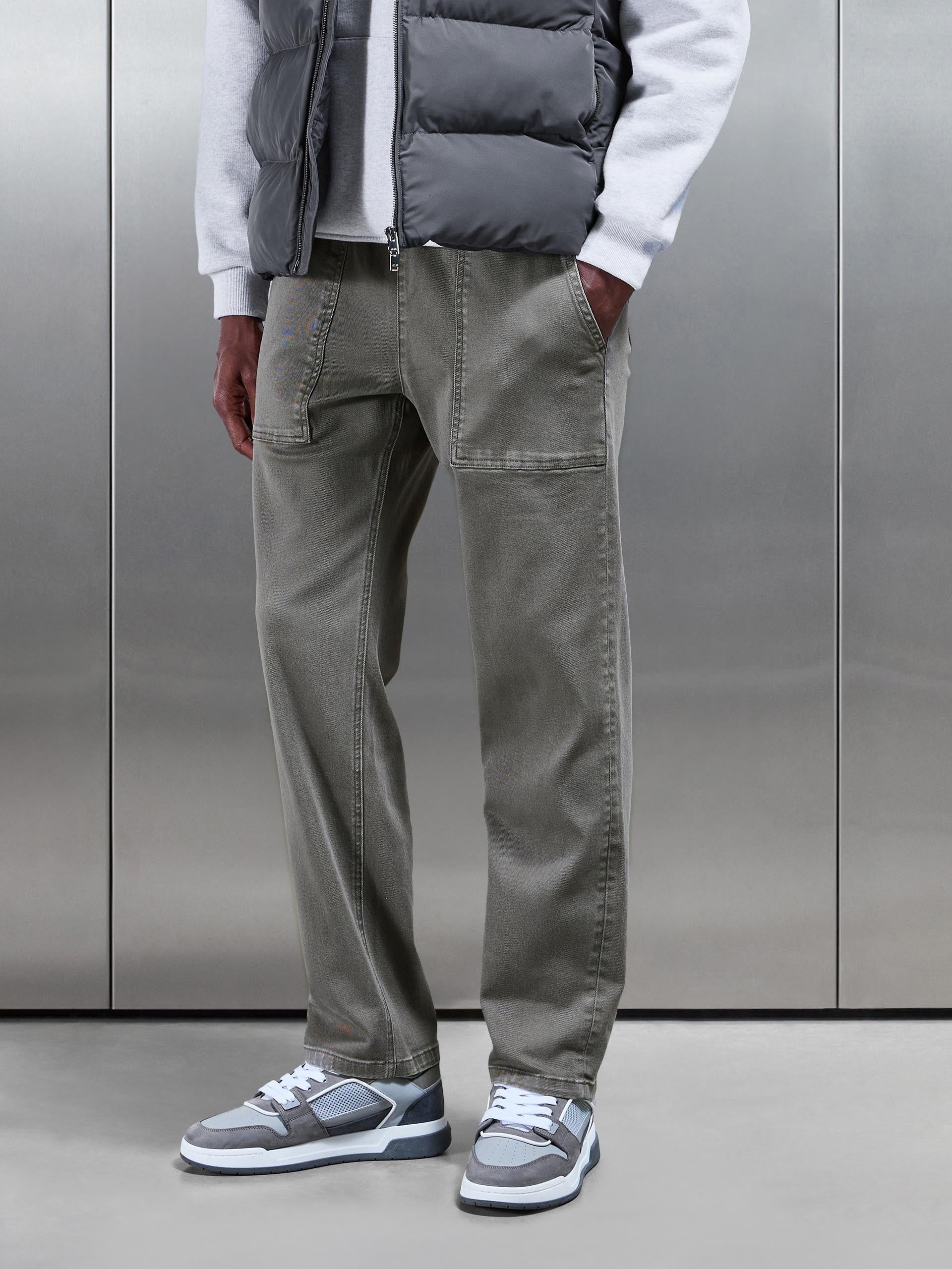 Mens Carpenter Pant in Dark Olive