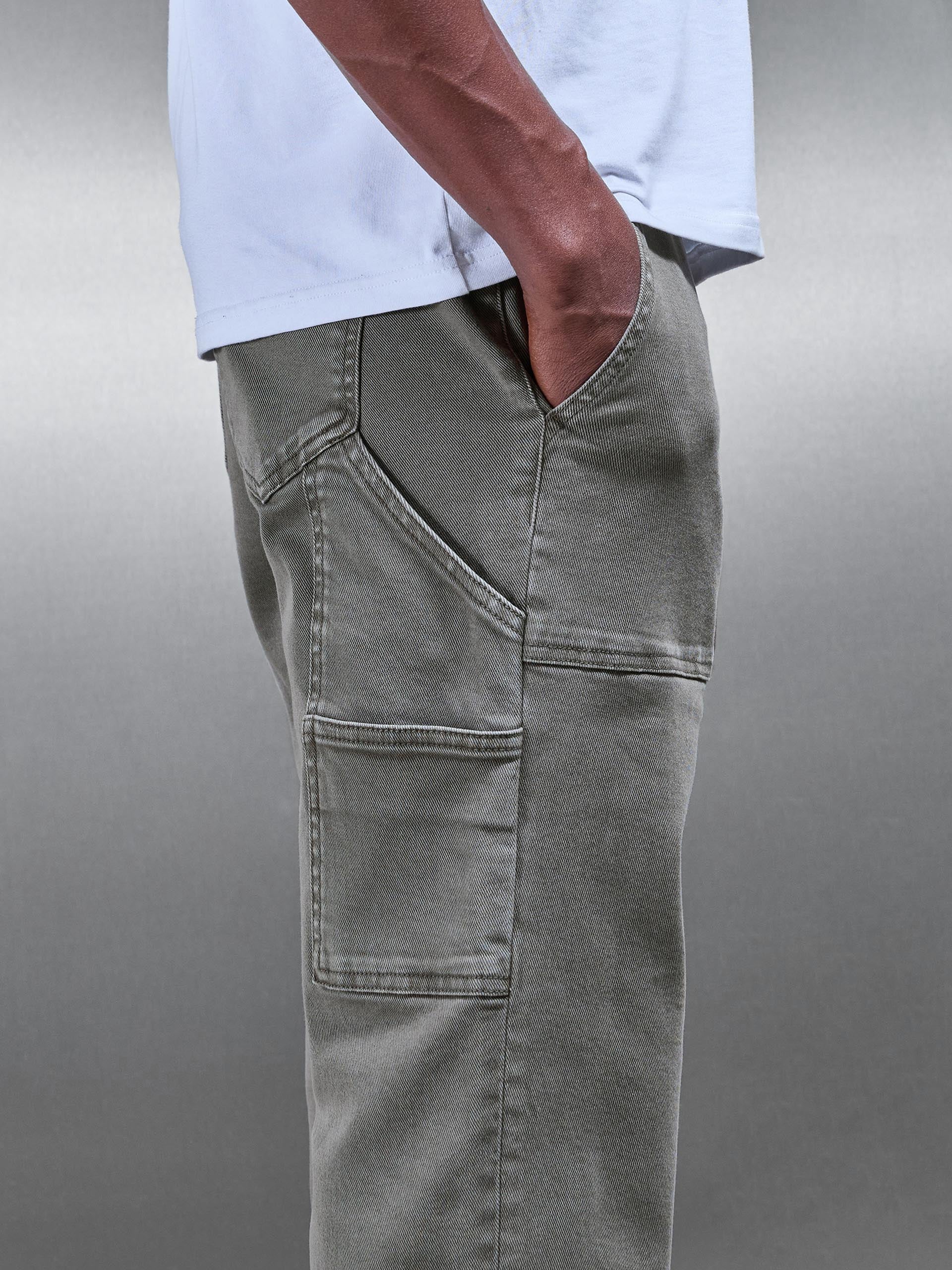 Mens Carpenter Pant in Dark Olive