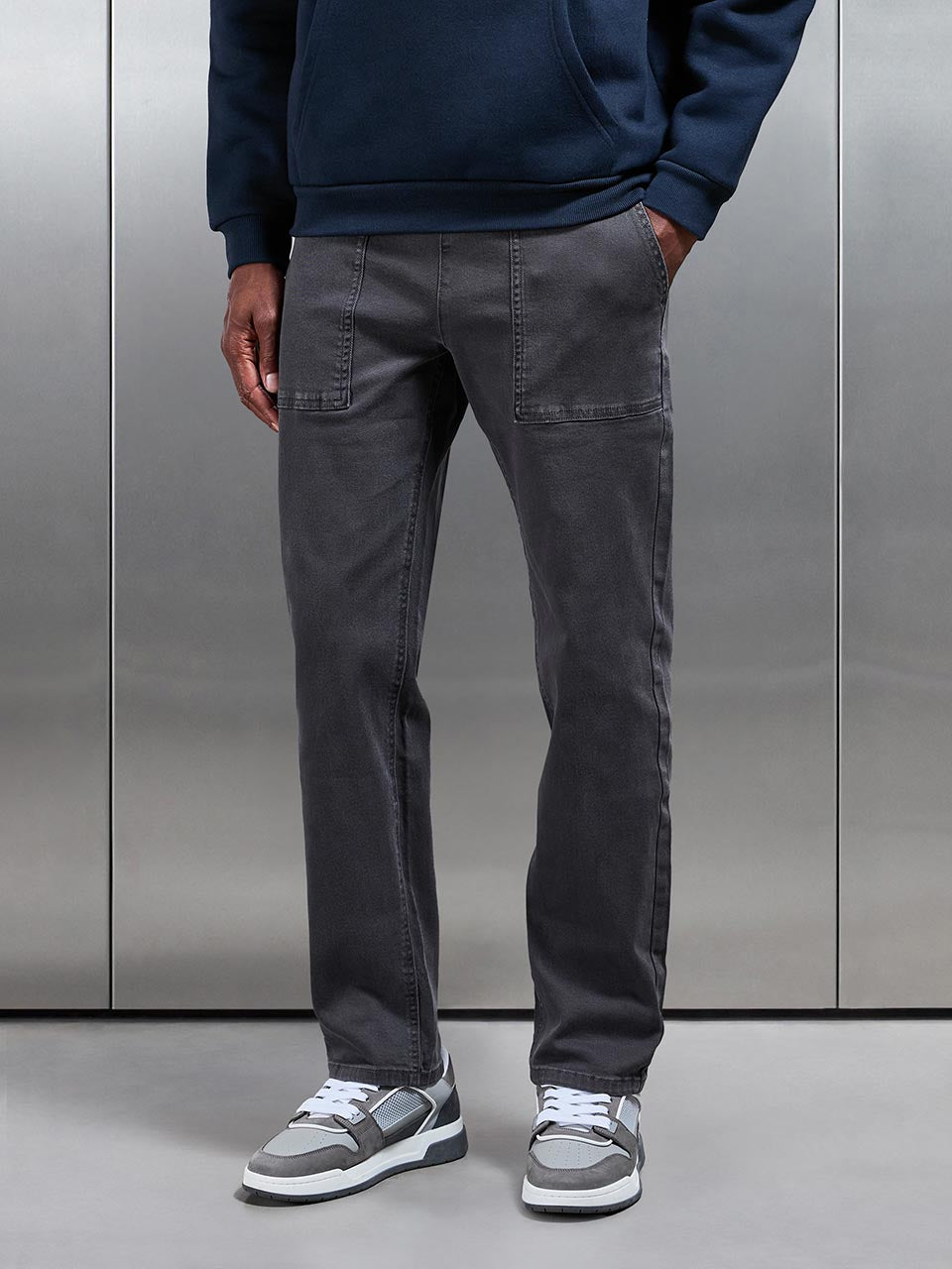 Mens Carpenter Pant in Grey