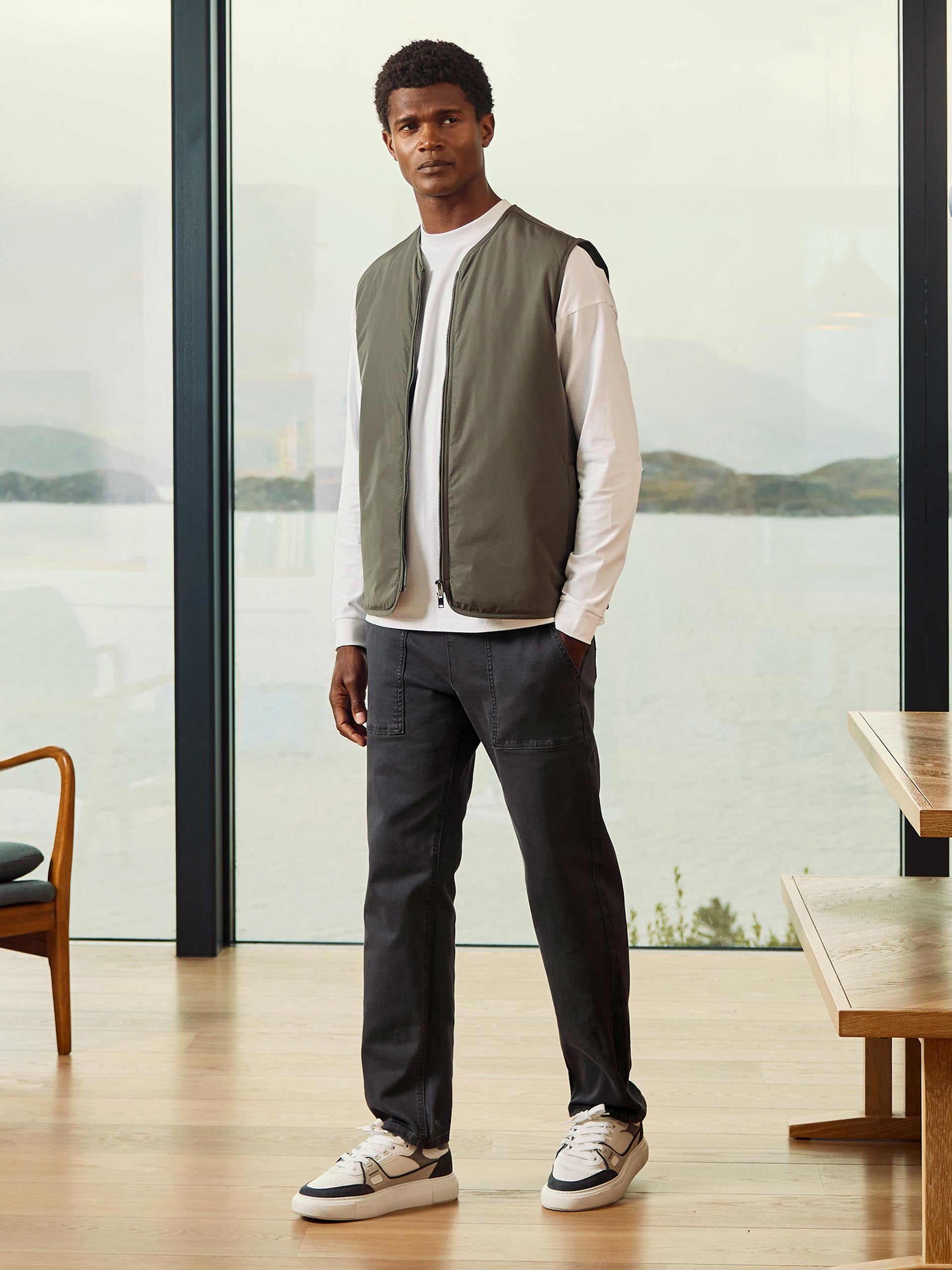 Mens Carpenter Pant in Grey