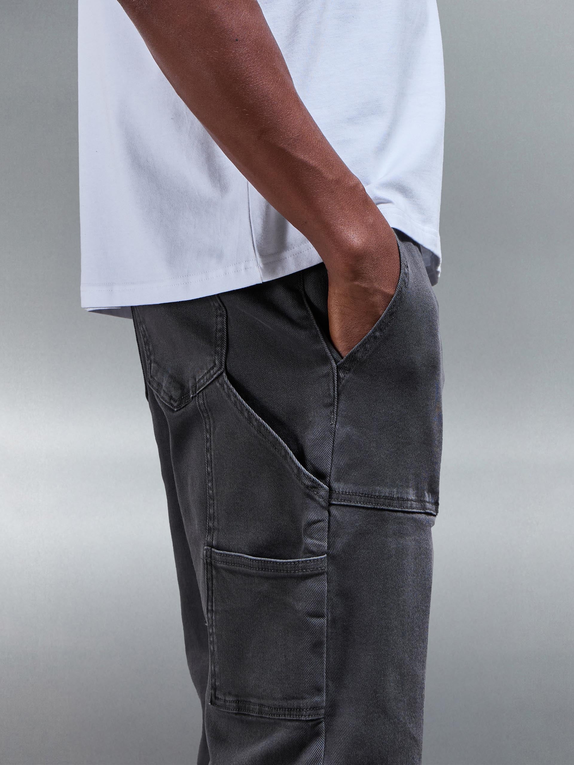 Mens Carpenter Pant in Grey