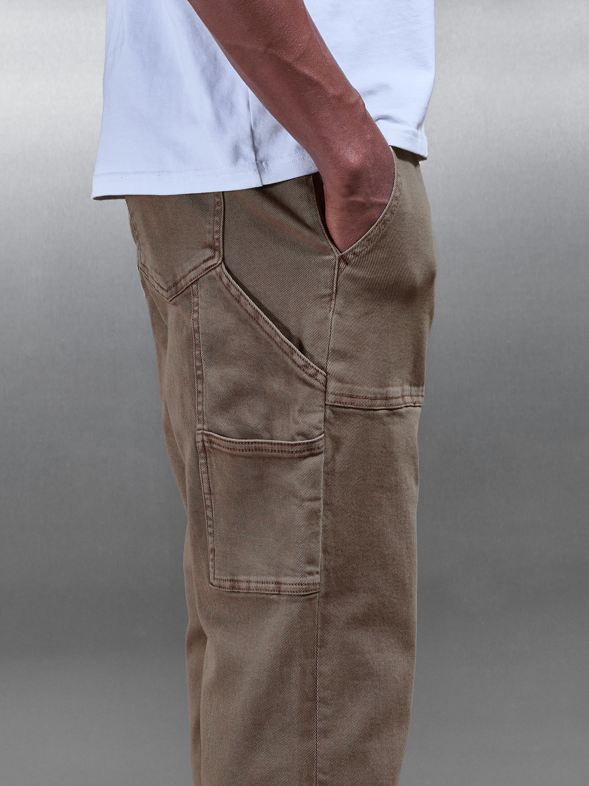 Mens Carpenter Pant in Taupe