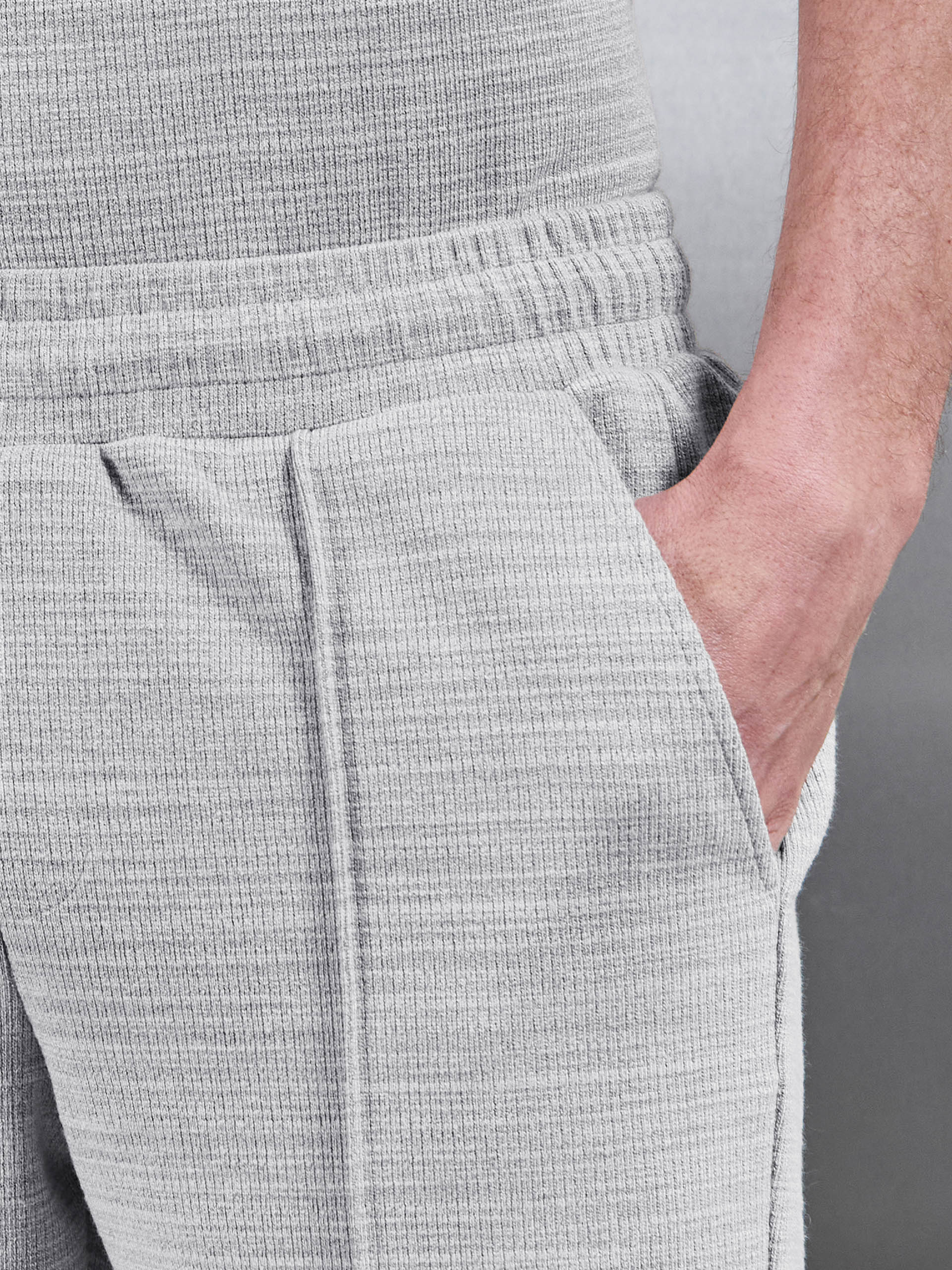 Mens Cavour Textured Short in Stone