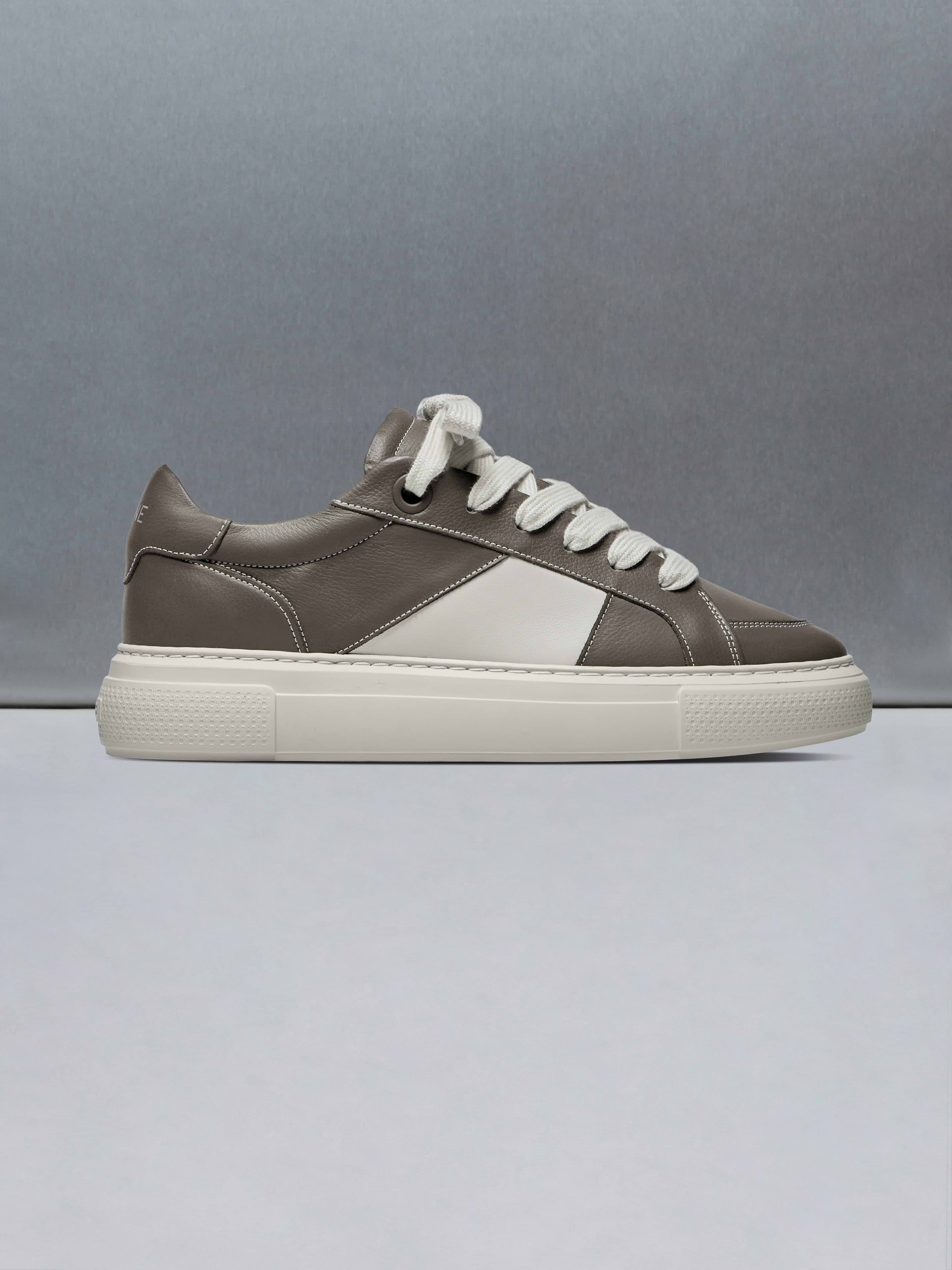 Chunky Stripe Essential Trainer in Brown