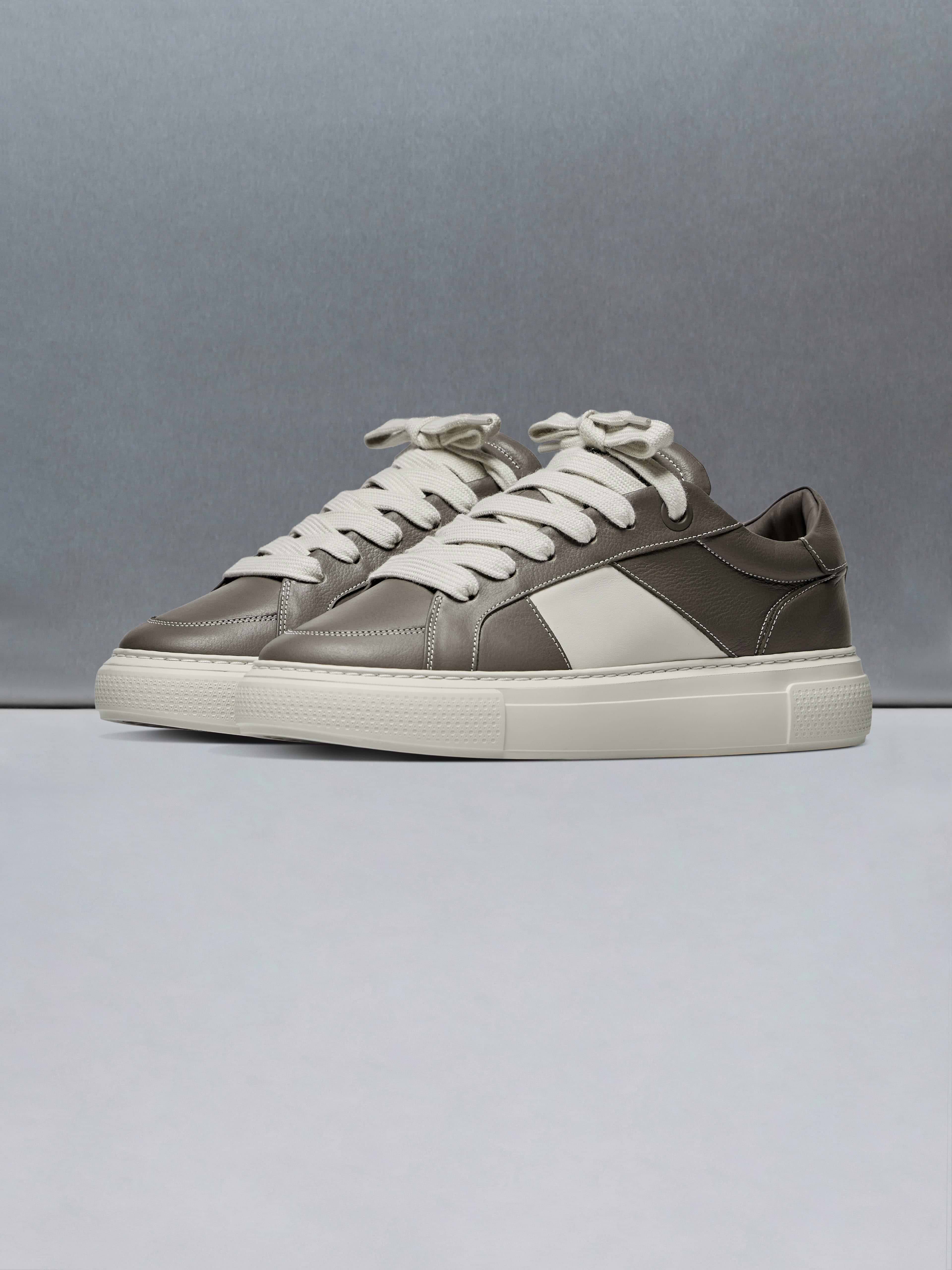 Chunky Stripe Essential Trainer in Brown