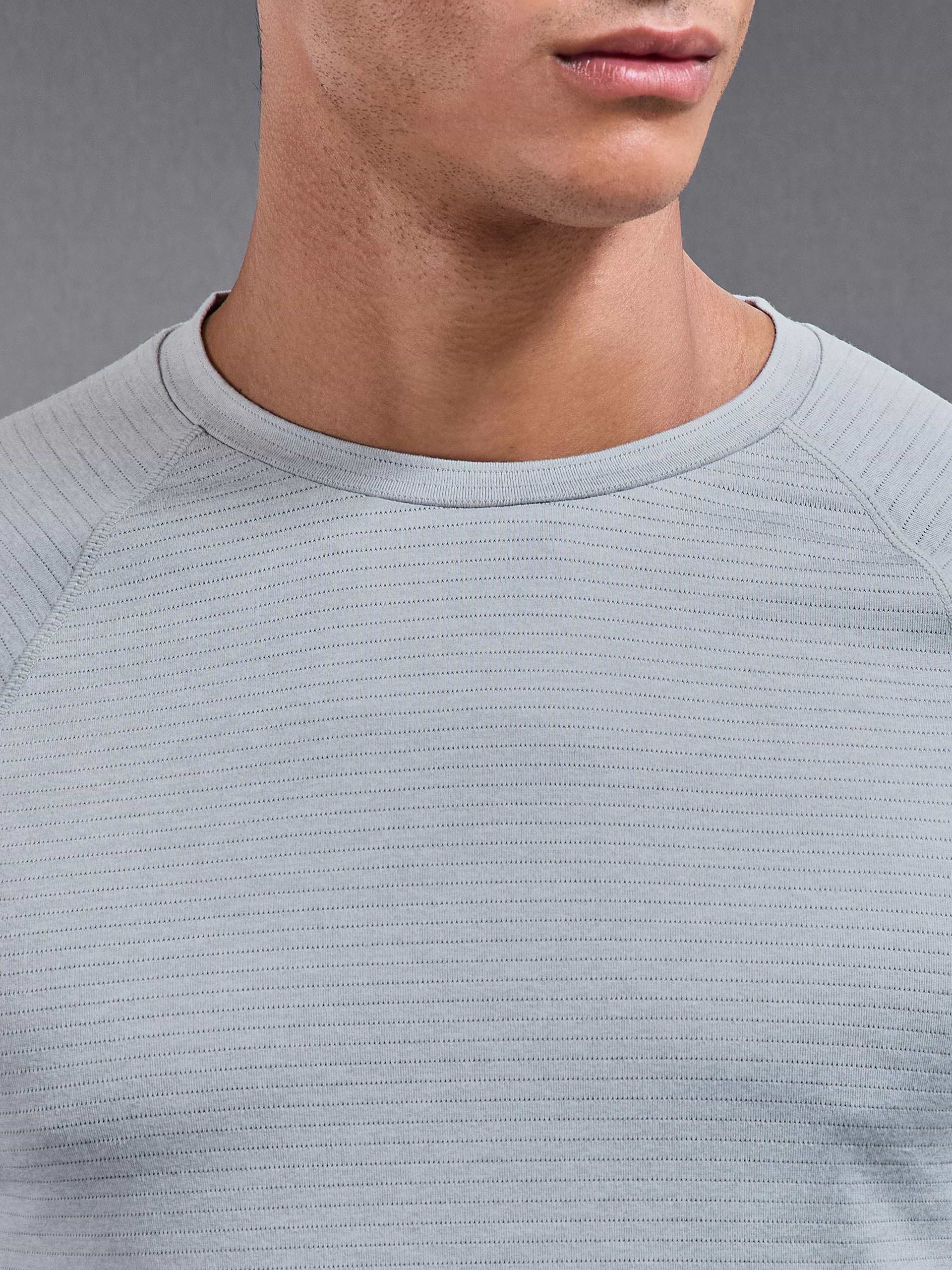 Condition Long Sleeve T-Shirt in Mid Grey
