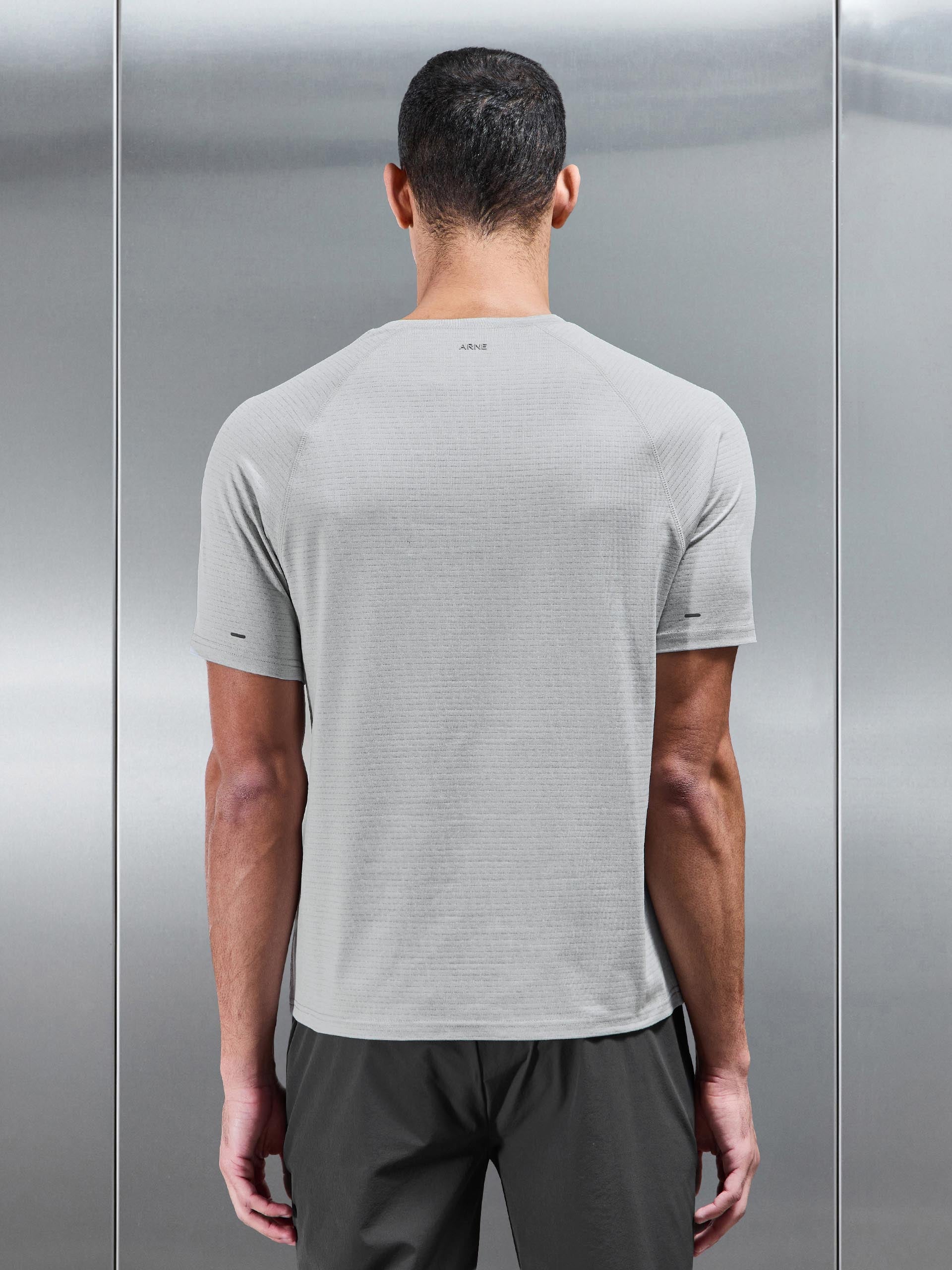 Mens Condition T-Shirt in Mid Grey