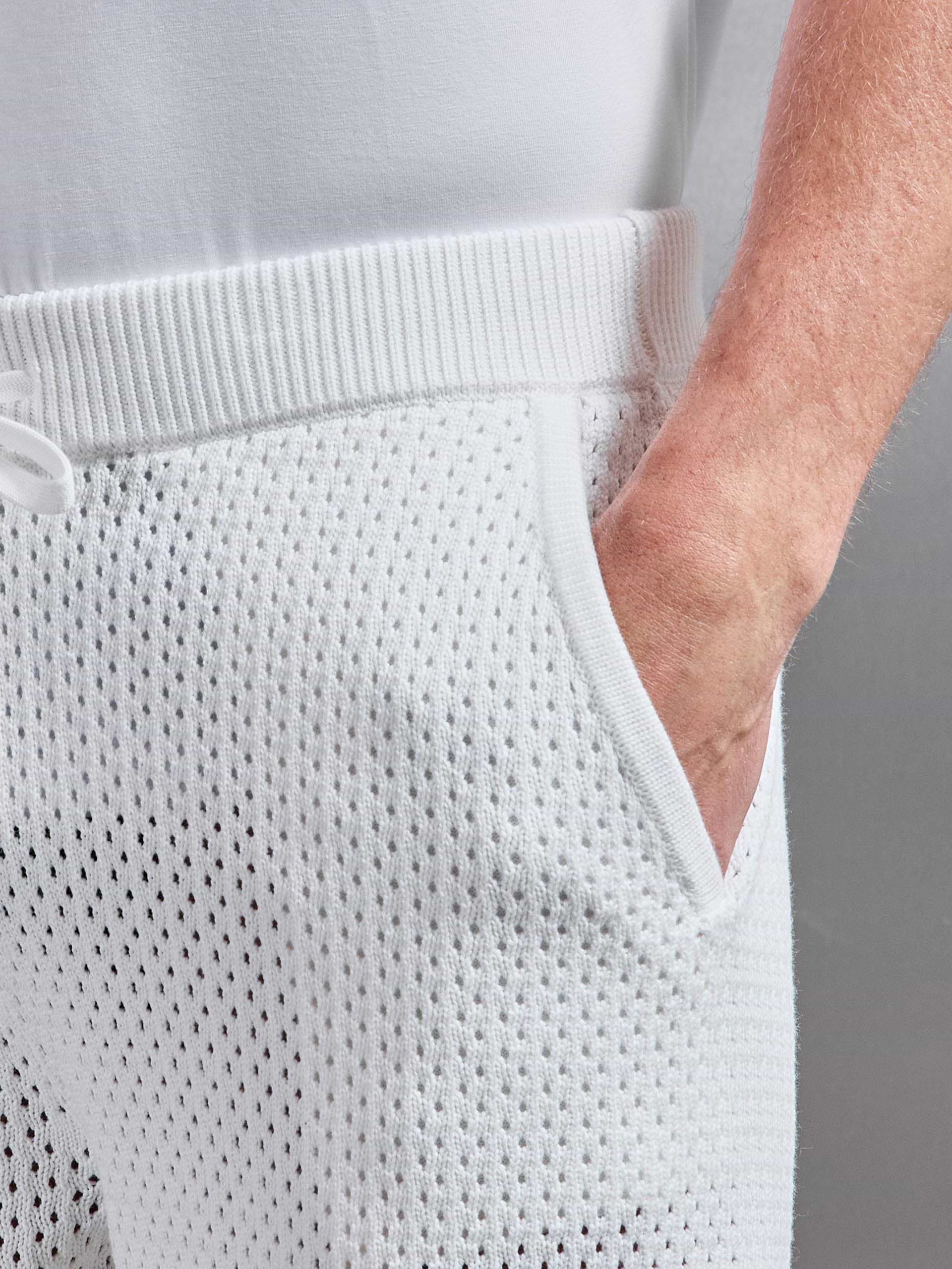 Crochet Short in Off White