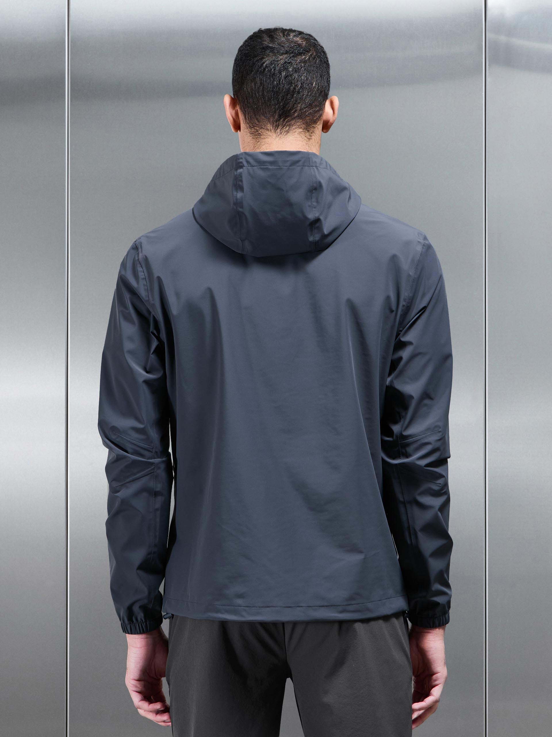 Mens Element Waterproof Windbreaker in Slate Blue