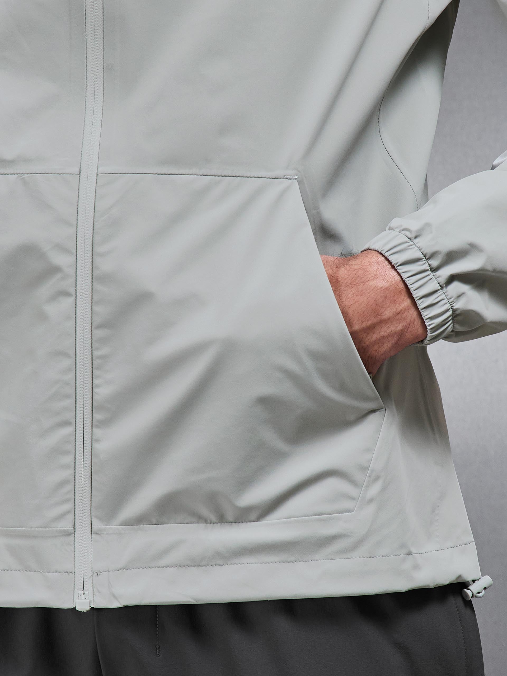 Mens Element Waterproof Windbreaker in Stone