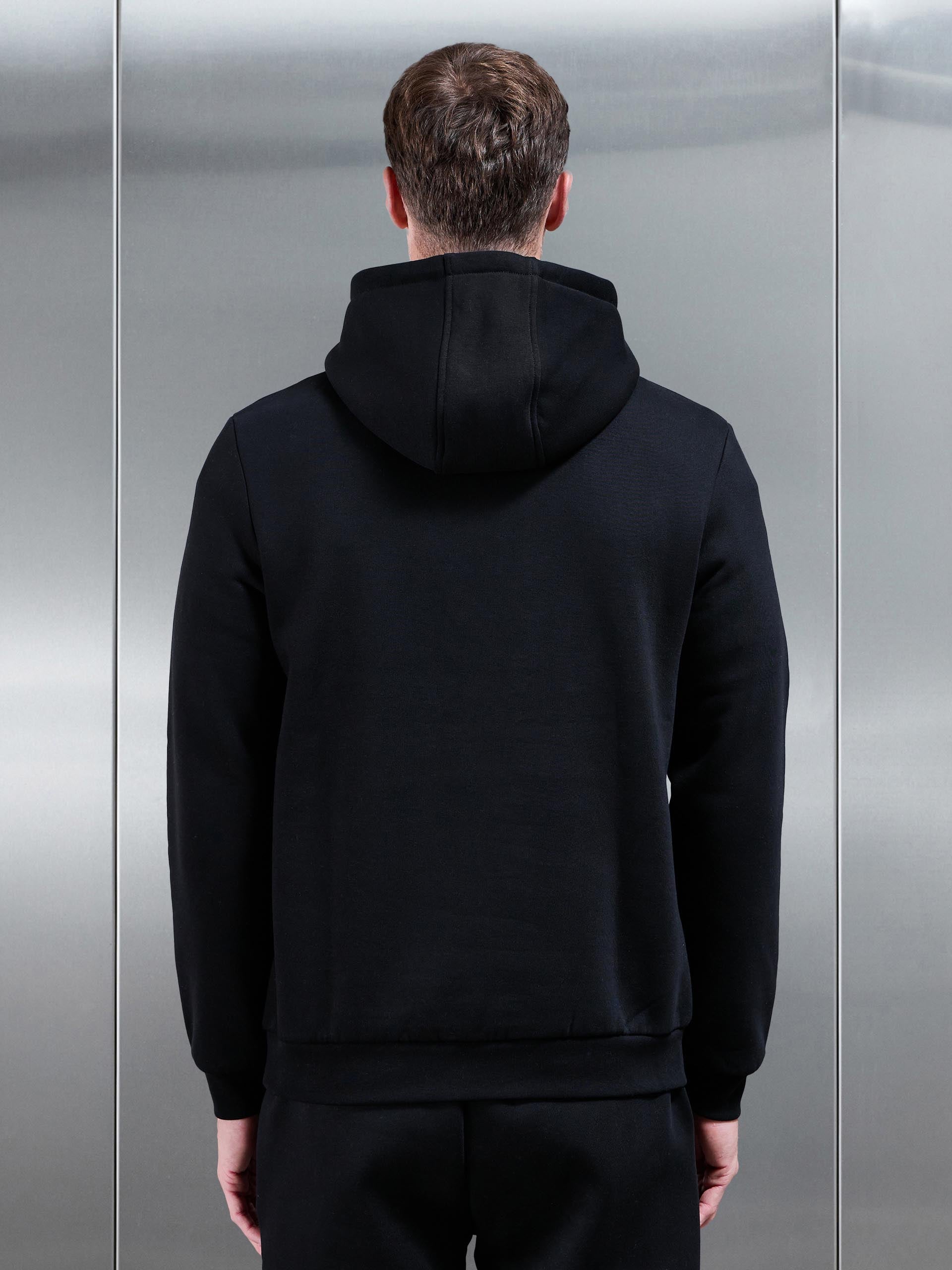 Mens Essential Hoodie in Black