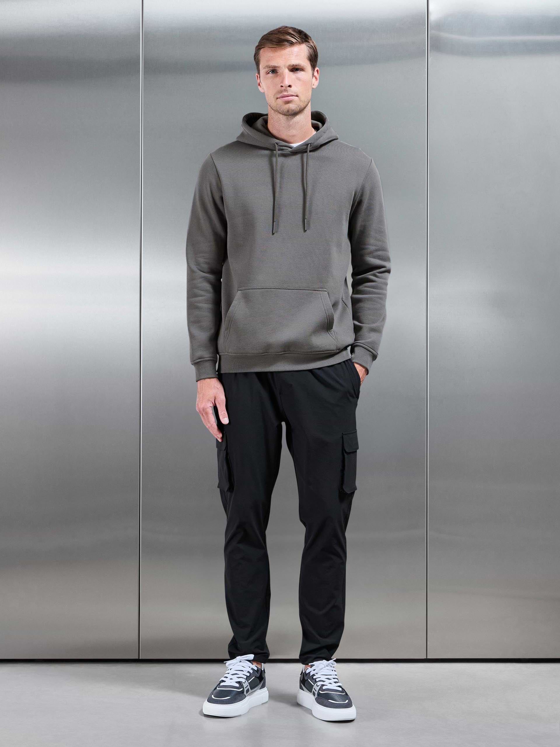 Mens Essential Hoodie in Grey