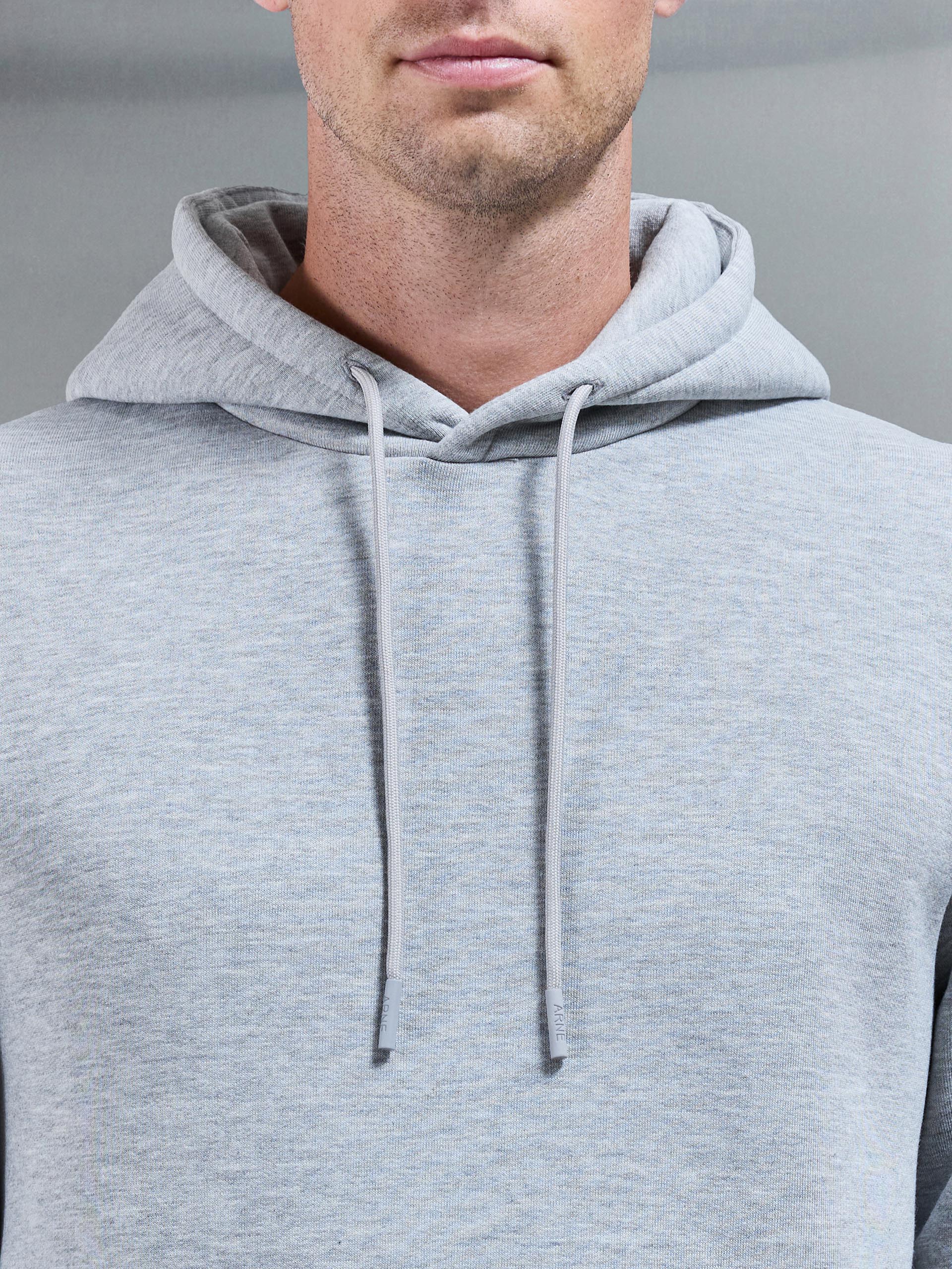 Mens Essential Hoodie in Marl Grey