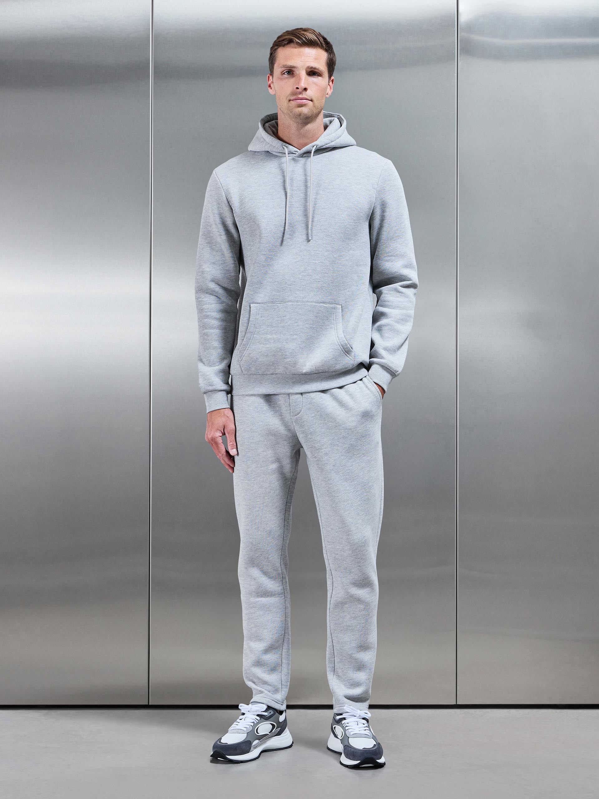Mens Essential Jogger in Marl Grey