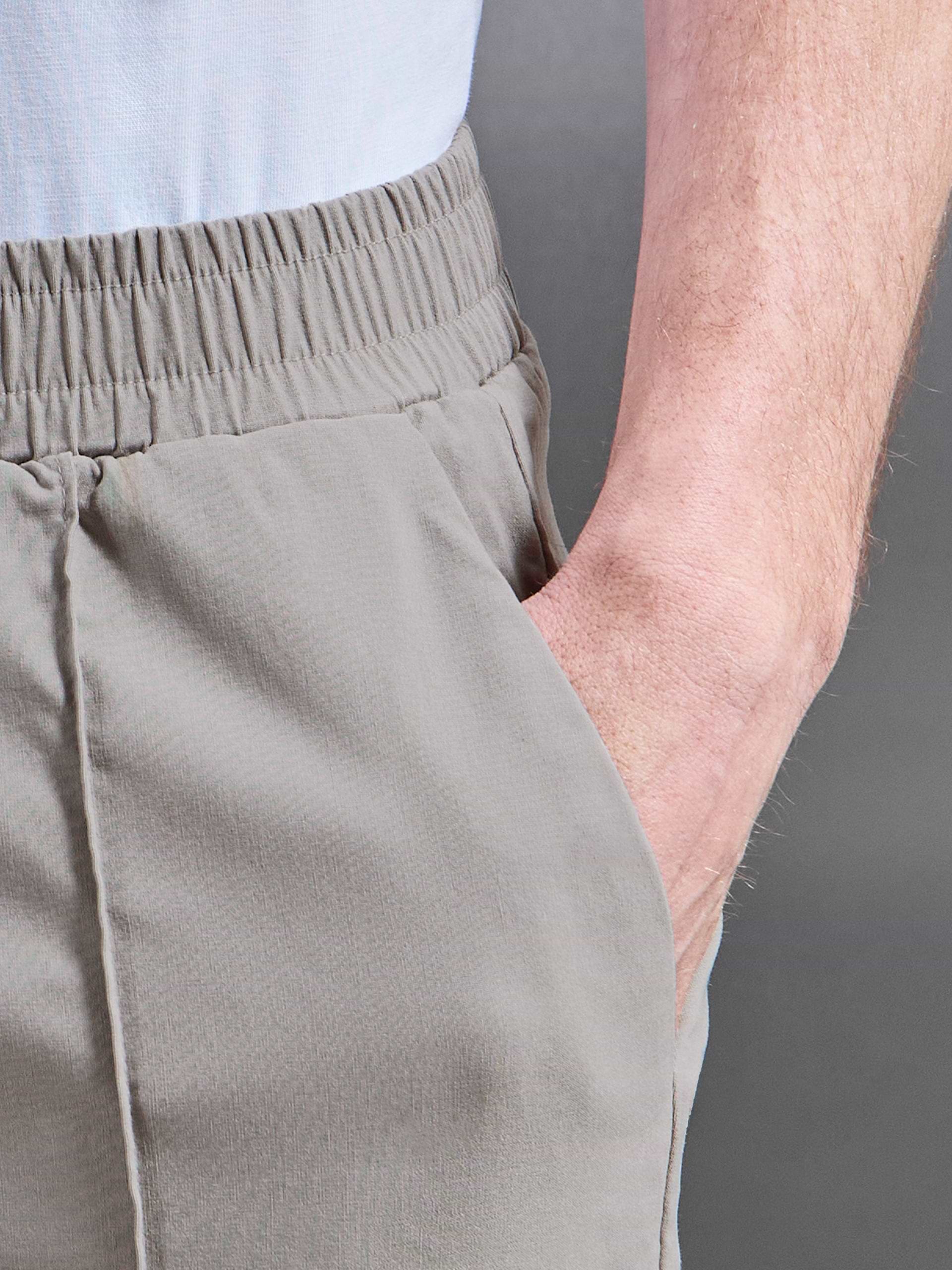 Essential Nylon Trouser in Stone