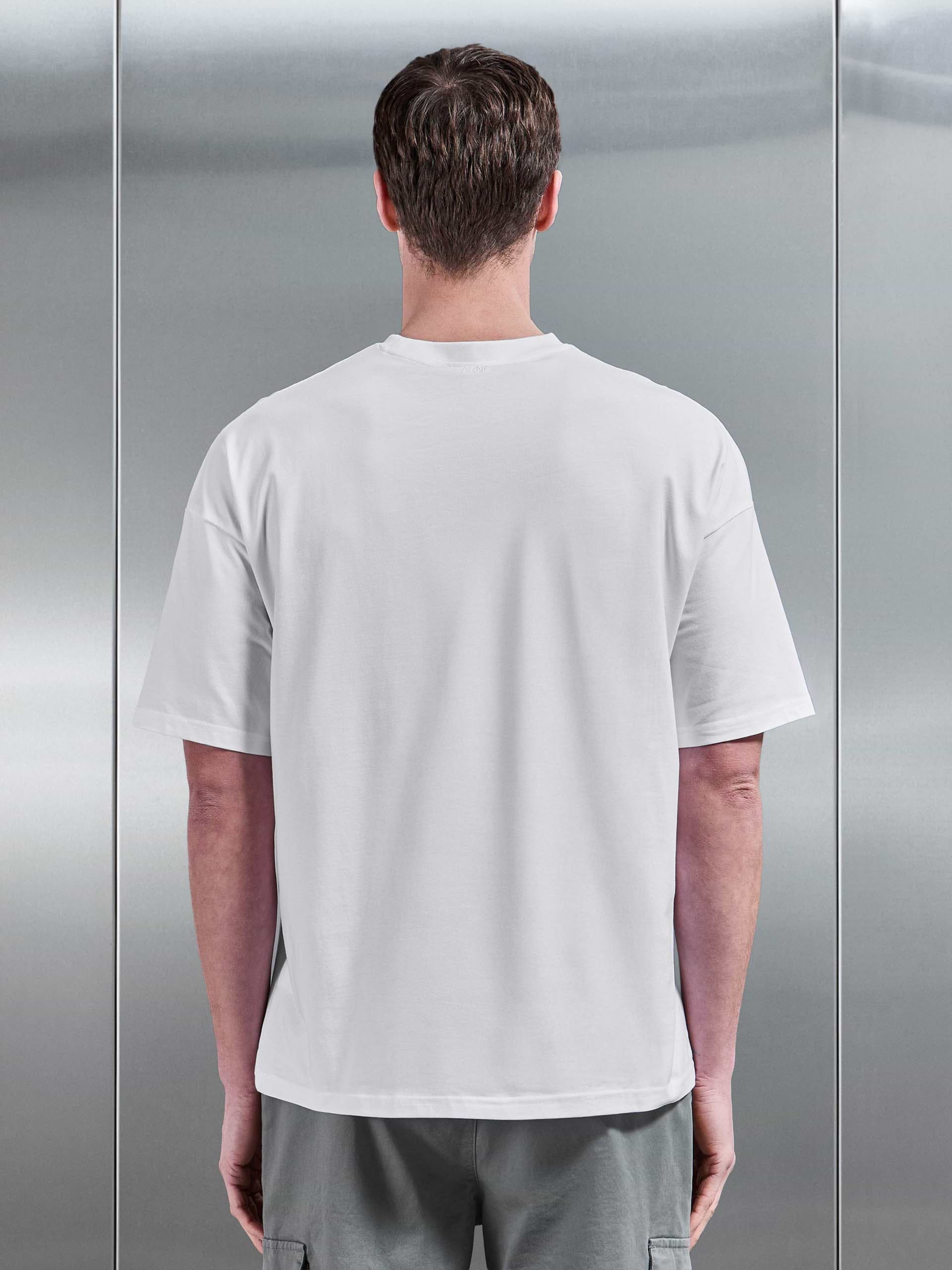 Essential Relaxed Fit Cotton T-Shirt in White